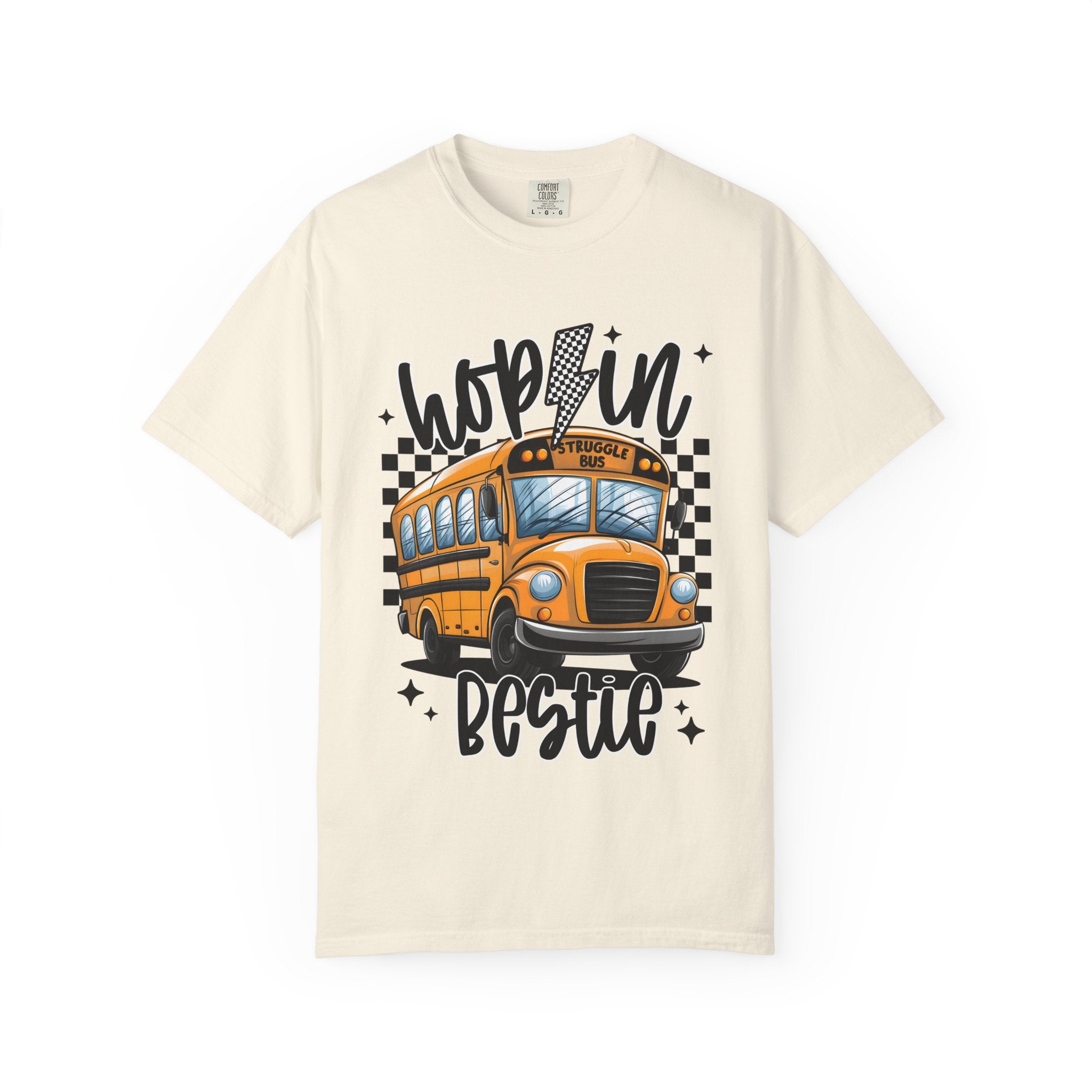 School Bus 'Hop In Bestie' T-Shirt