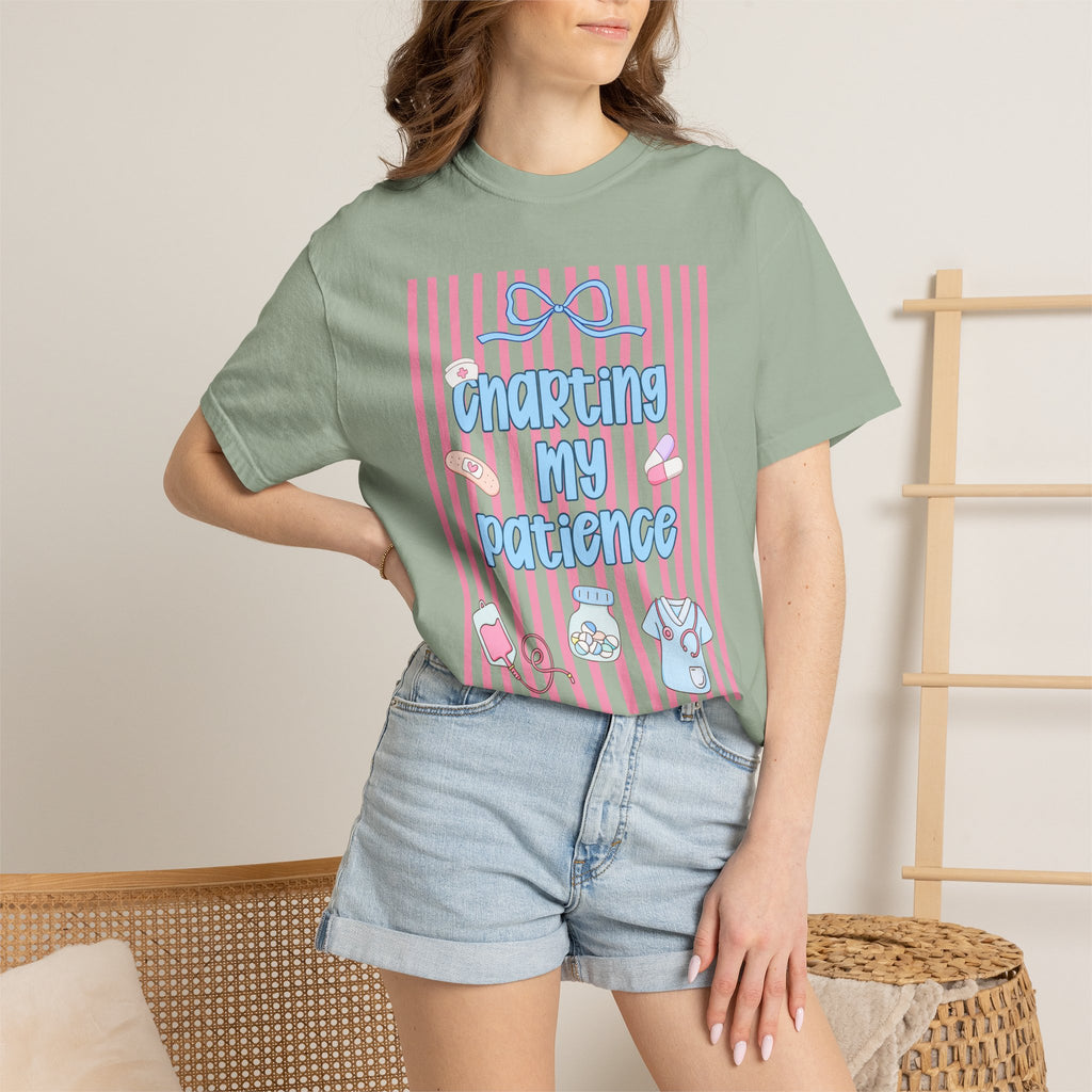 Chasing My Patience Baby Announcement Tee