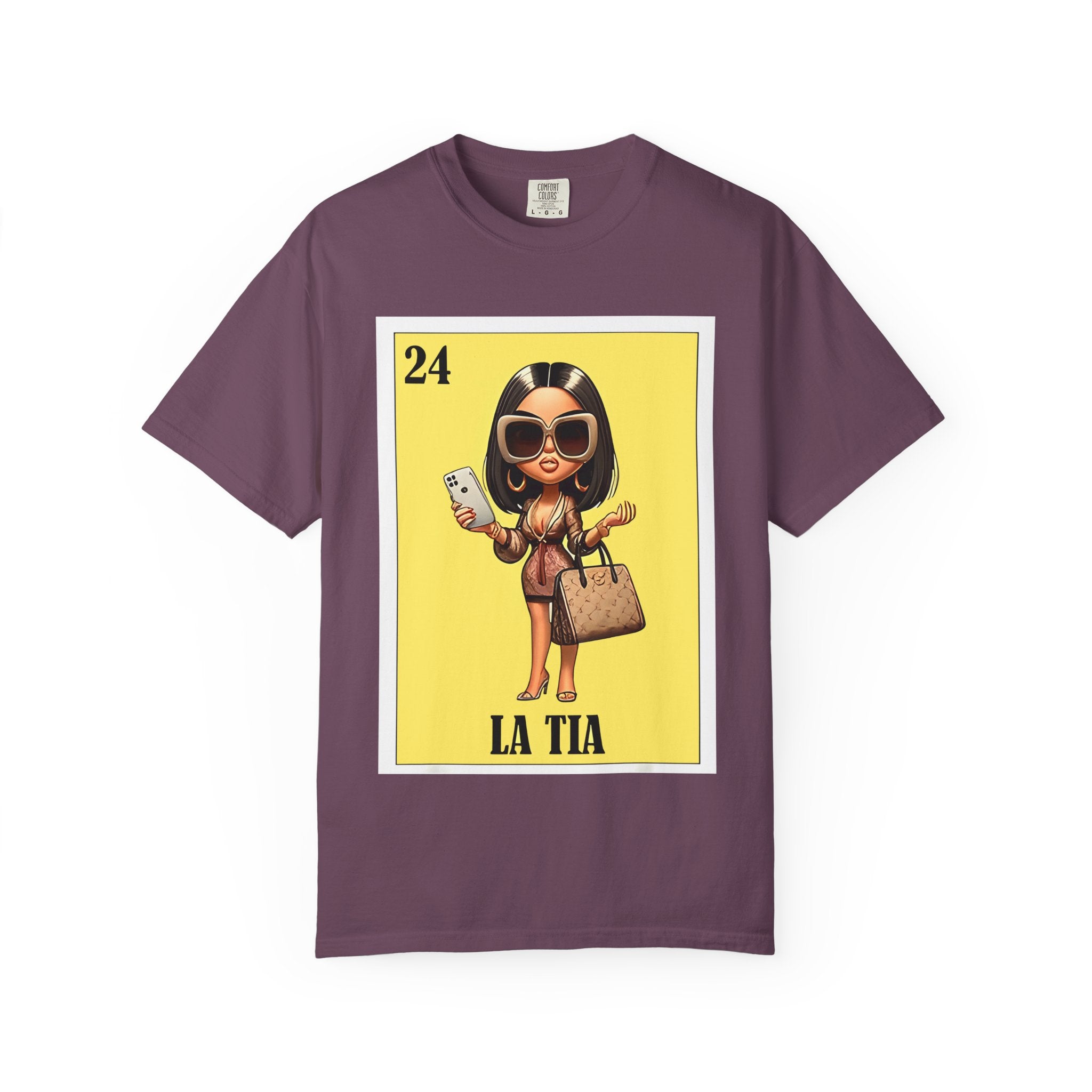 La Tia Graphic T-Shirt — Cute Lotería Style Aunt Design