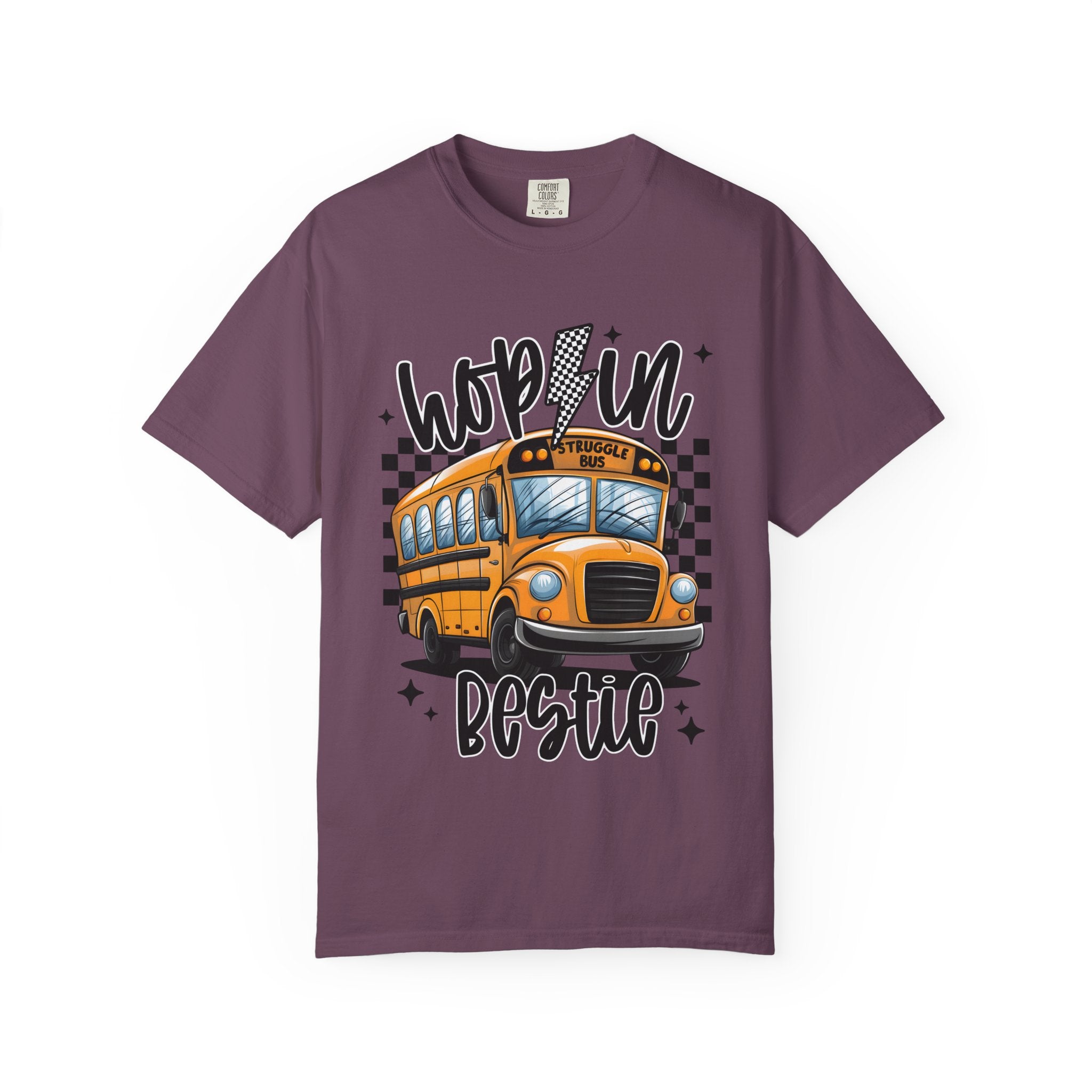 School Bus 'Hop In Bestie' T-Shirt