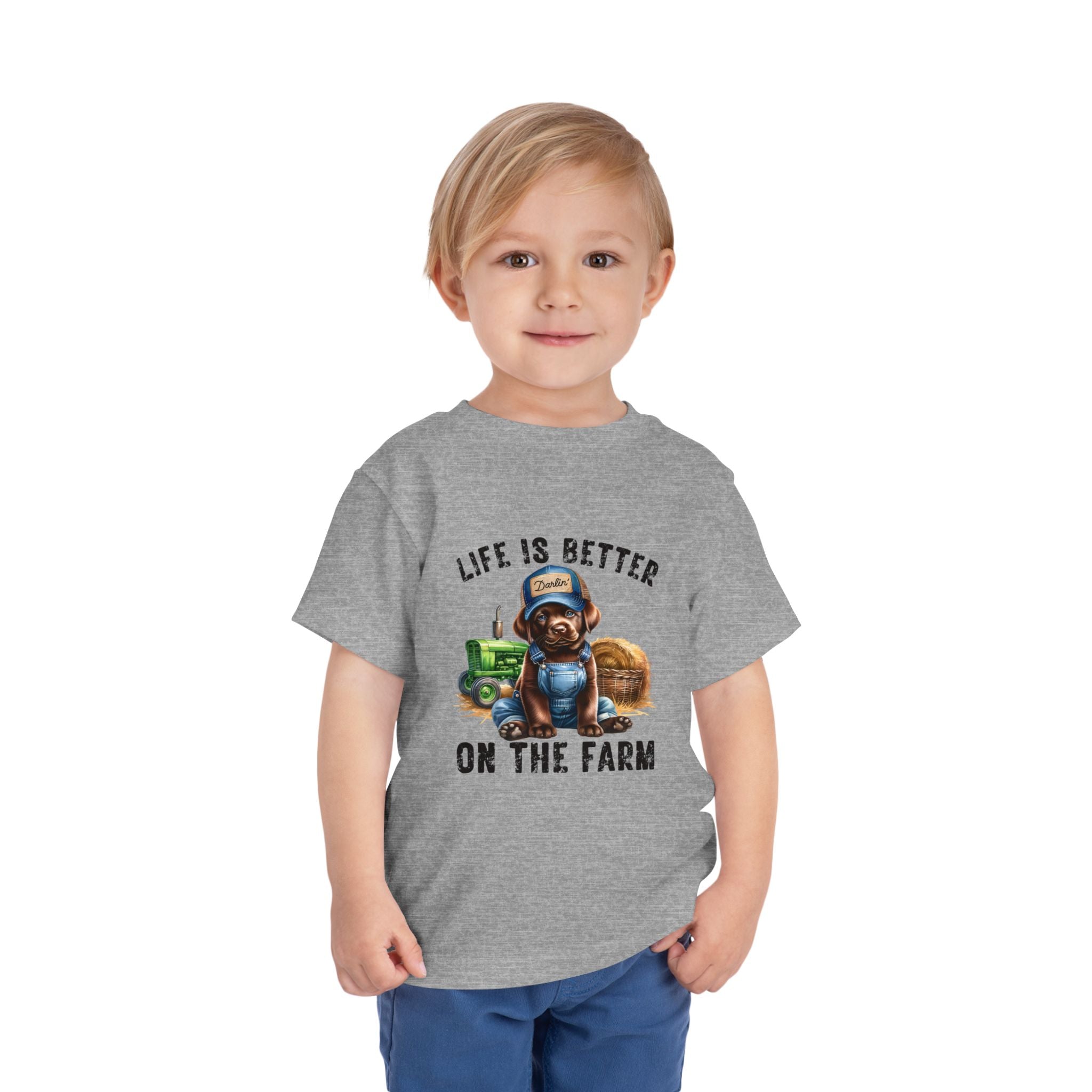 Life Is Better On The Farm Toddler Tee