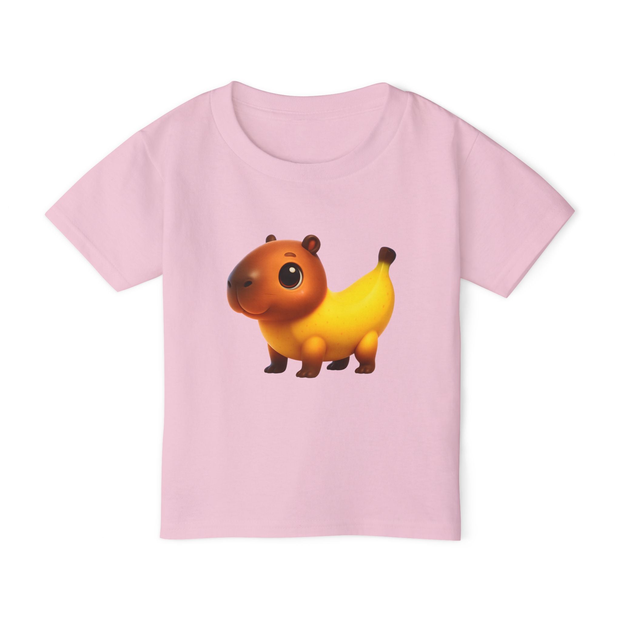 Cute Banana-Capypet Toddler T-Shirt – Funny Fruit Animal Tee for Kids