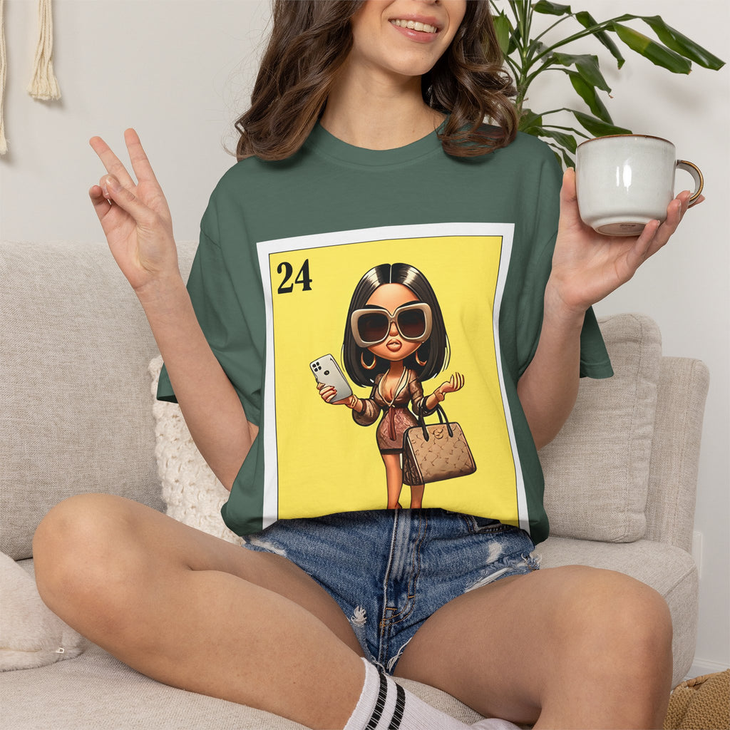 La Tia Graphic T-Shirt — Cute Lotería Style Aunt Design