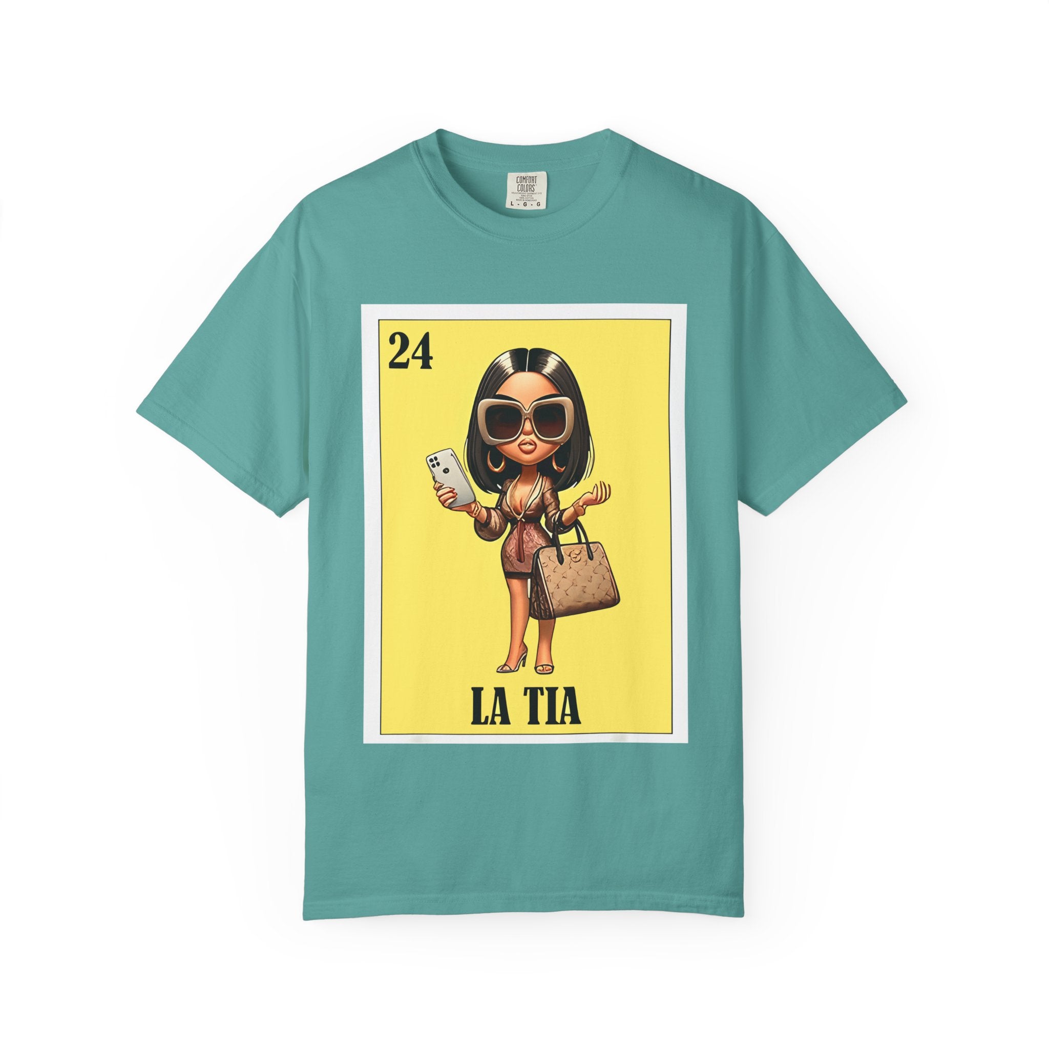 La Tia Graphic T-Shirt — Cute Lotería Style Aunt Design