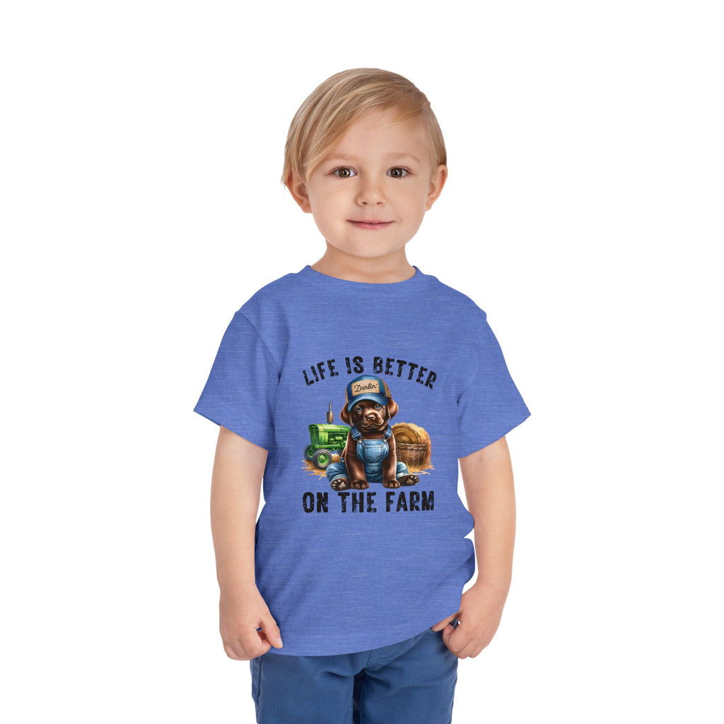 Life Is Better On The Farm Toddler Tee