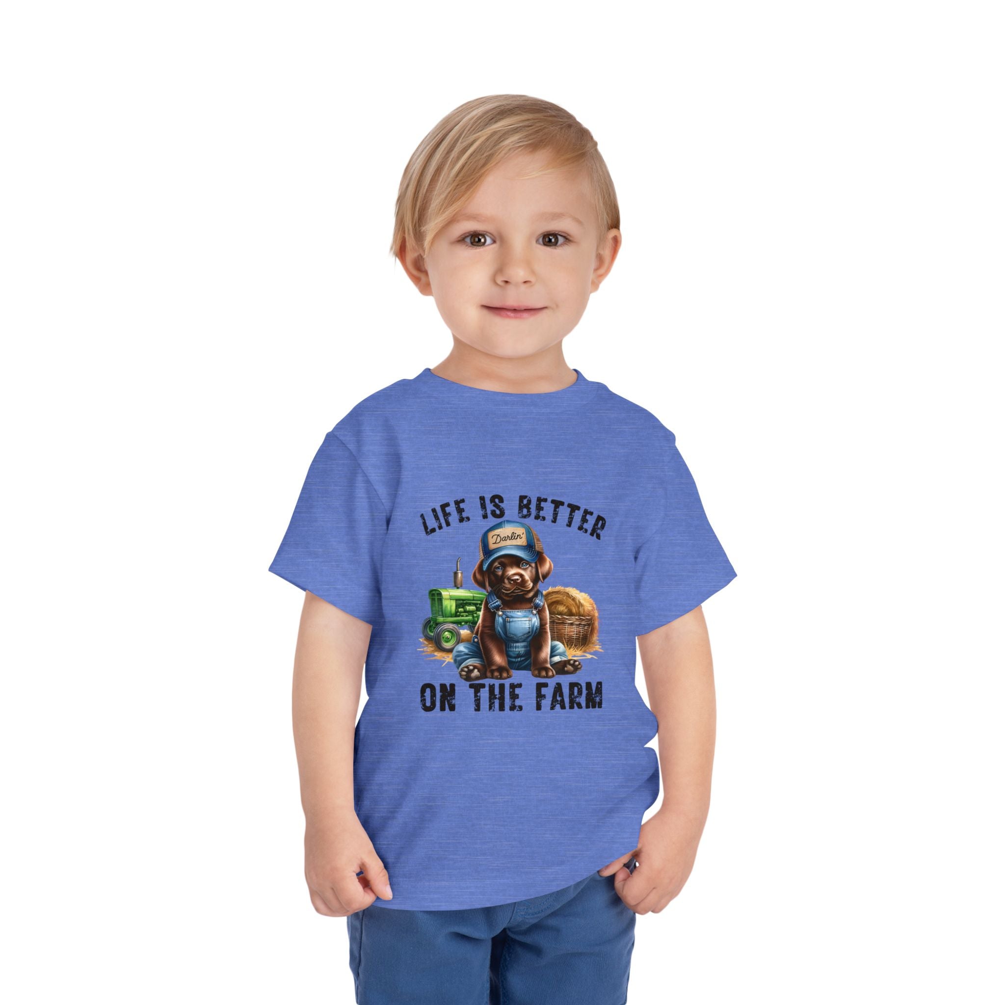 Life Is Better On The Farm Toddler Tee
