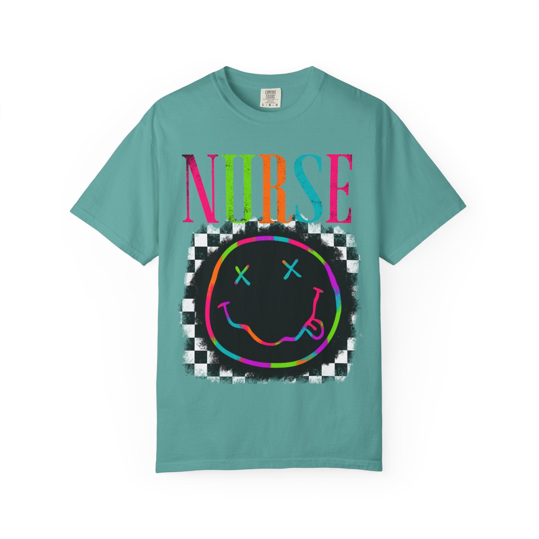 Nurse Neon Smiley T-Shirt
