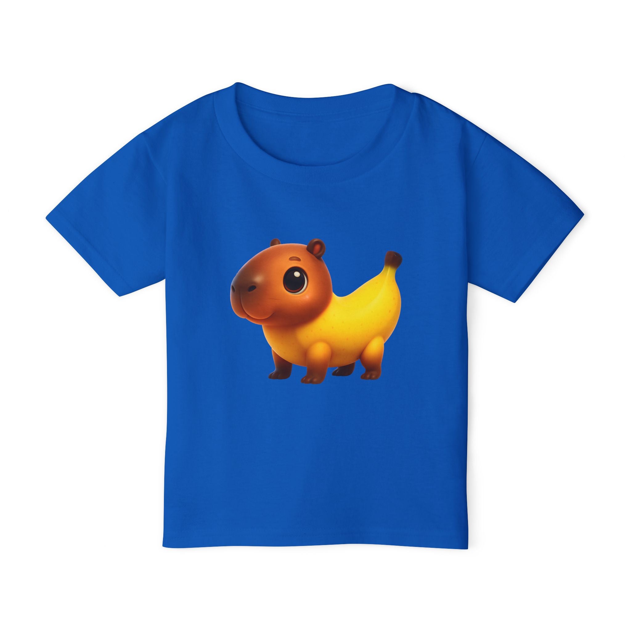 Cute Banana-Capypet Toddler T-Shirt – Funny Fruit Animal Tee for Kids
