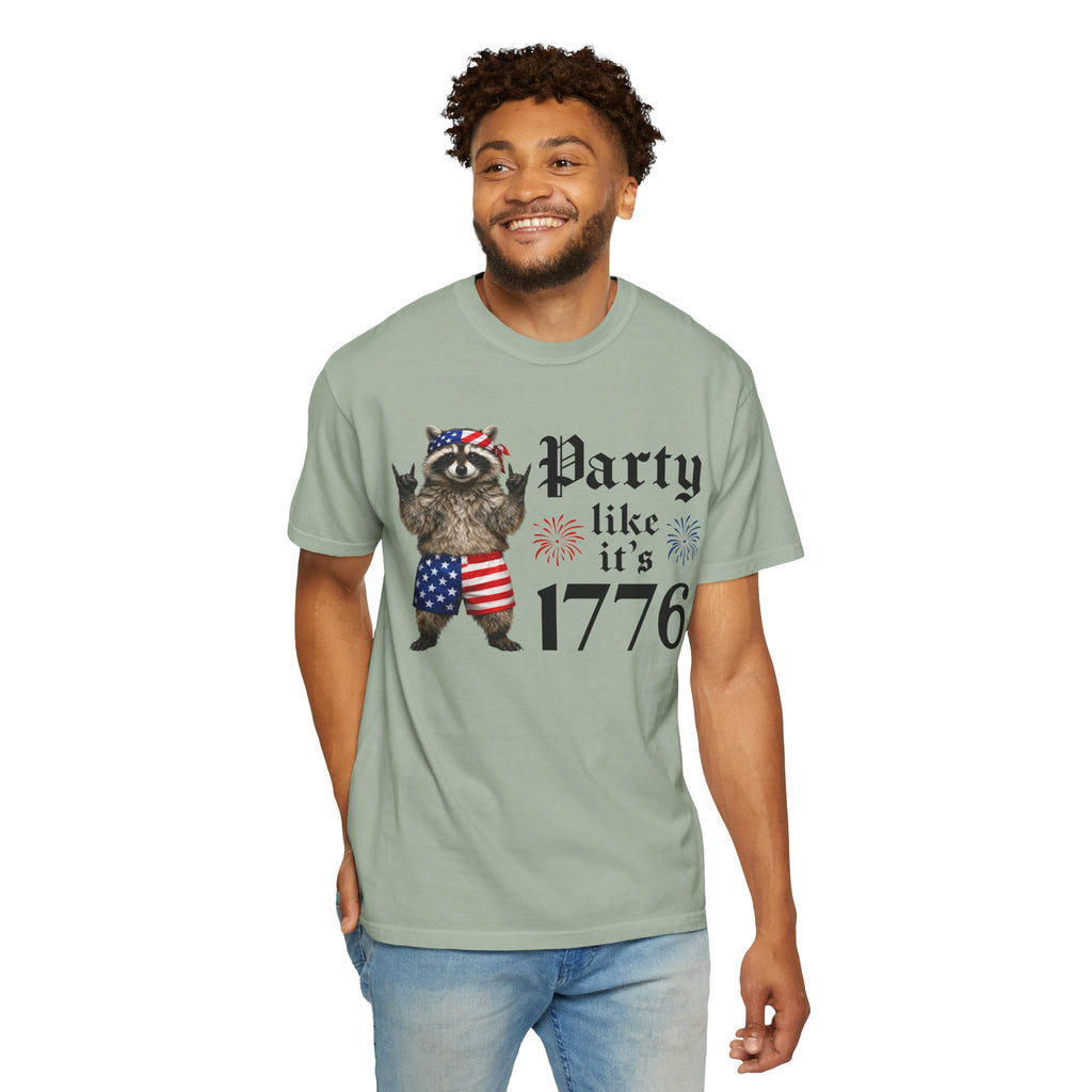 Party Like It's 1776 Raccoon T-Shirt