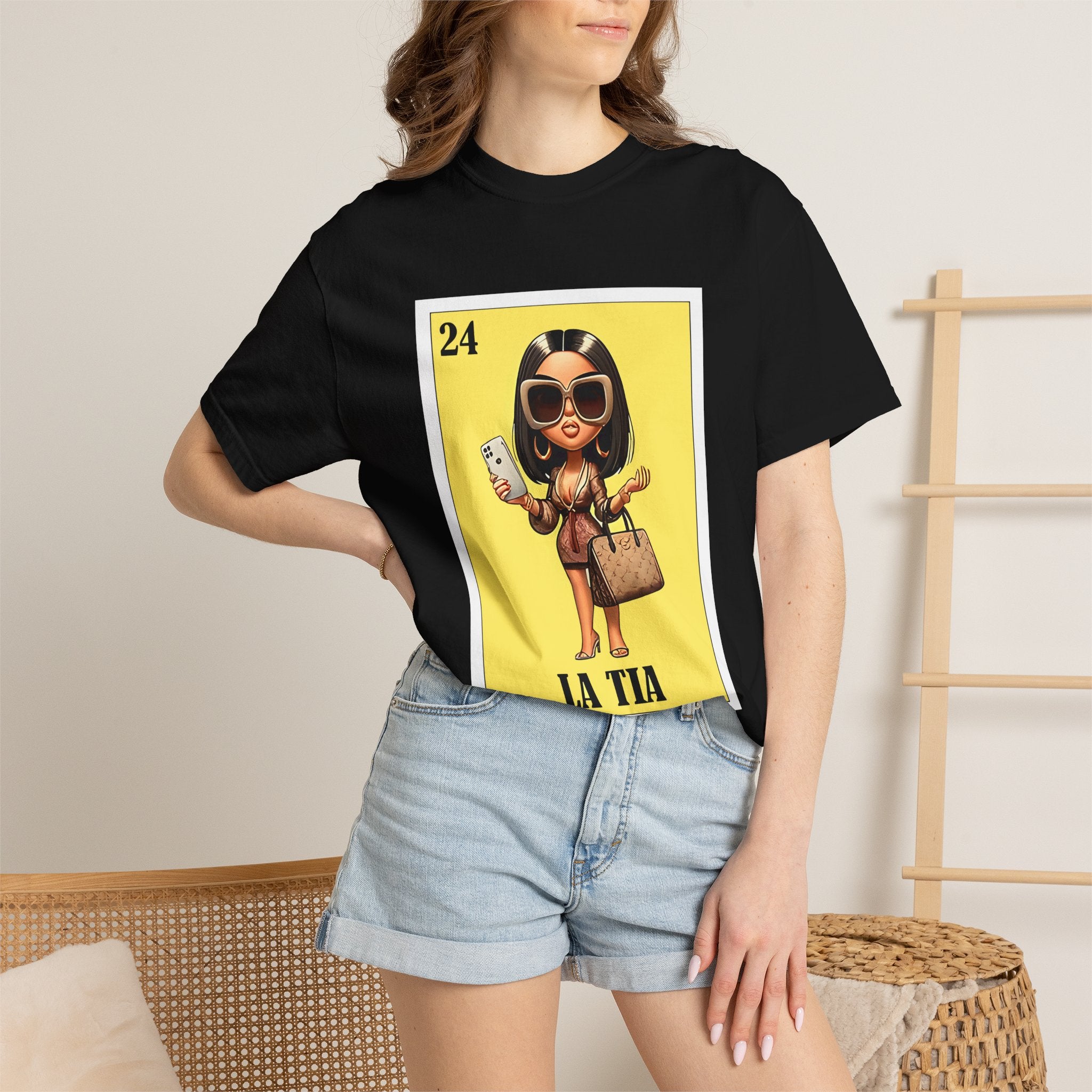 La Tía Lotería Tee — Stylish Aunt Graphic T-Shirt