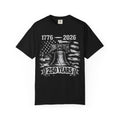 Liberty Bell Graphic T-Shirt — Vintage American Flag Patriotic Tee