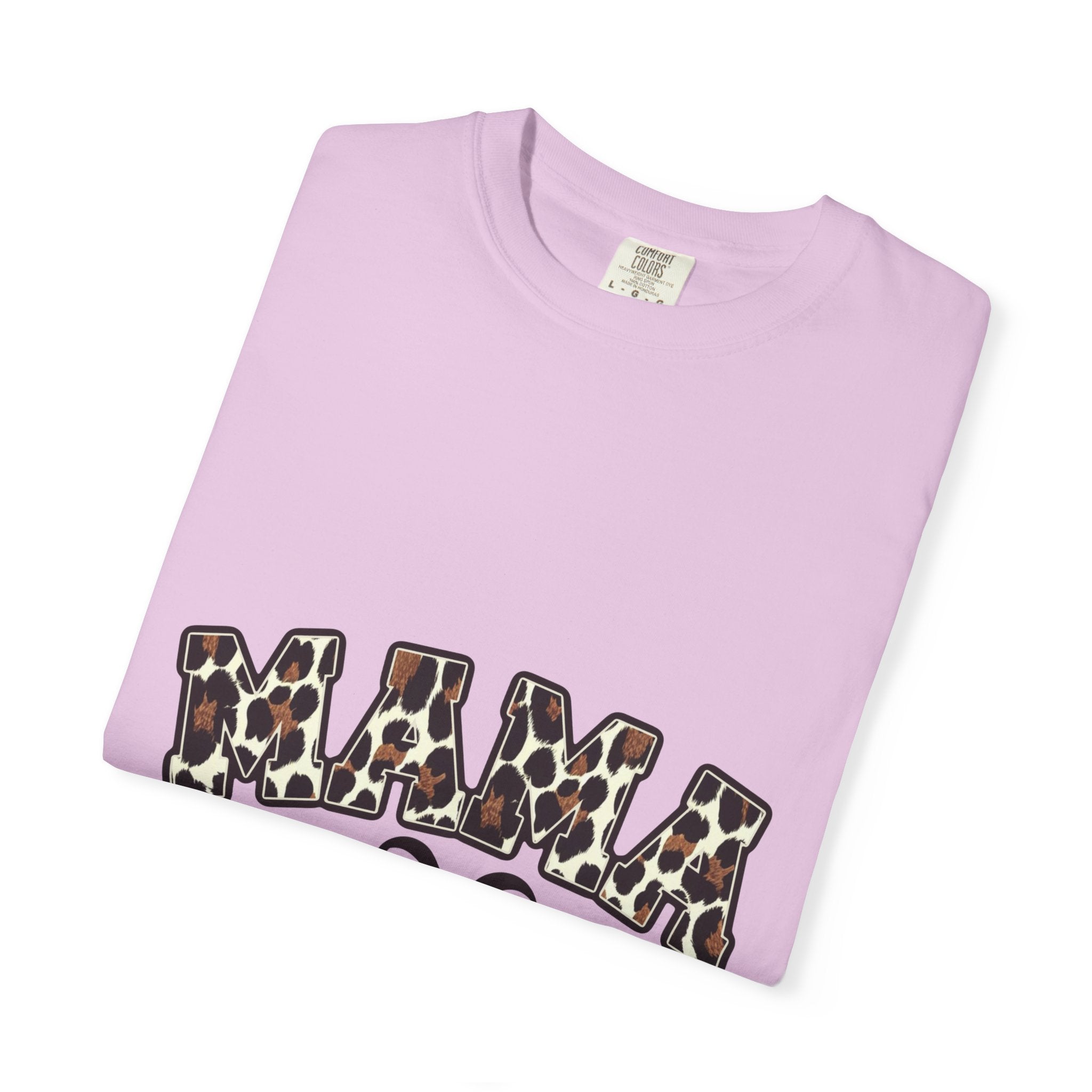 Mama Leopard Print Cherry T-Shirt