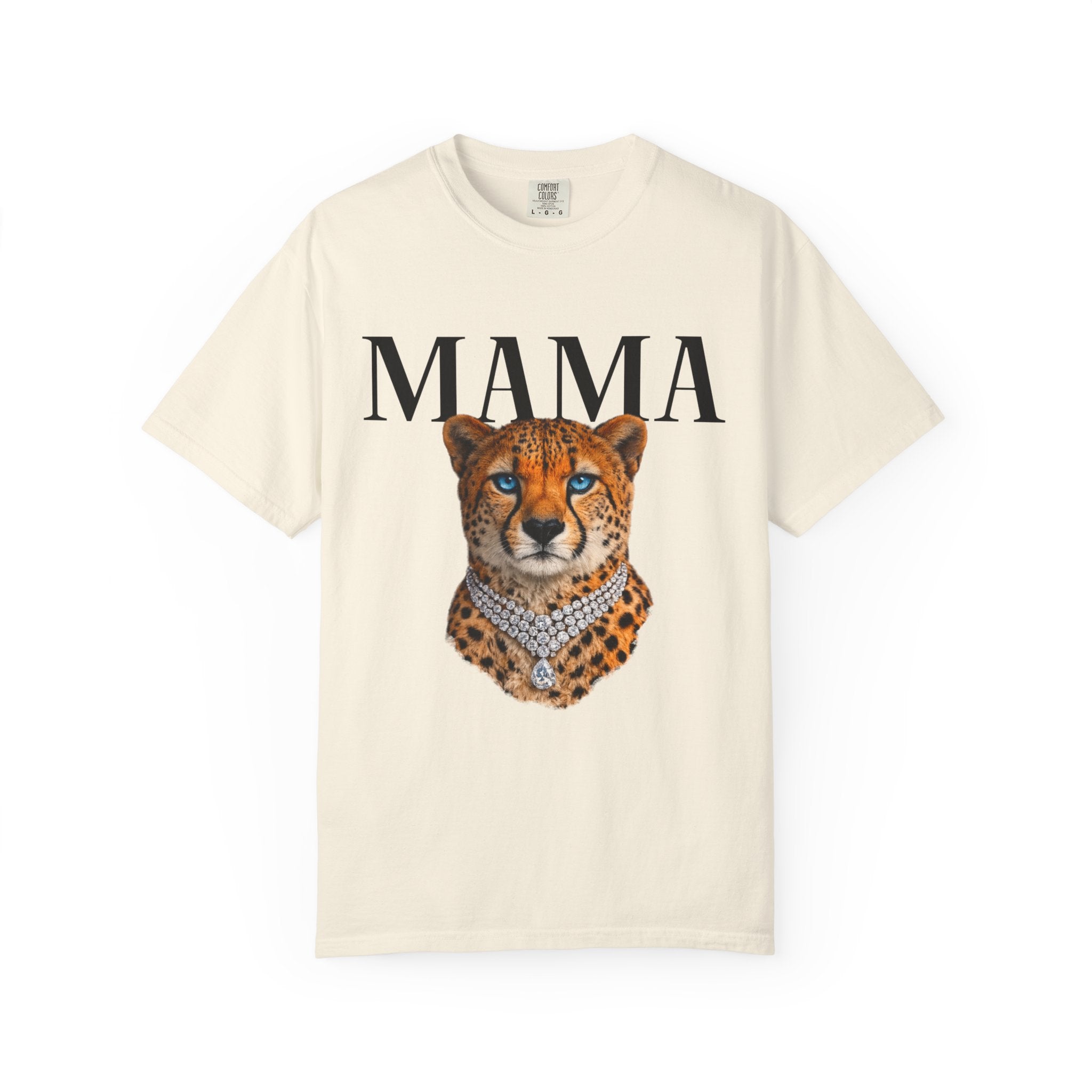 Mama Cheetah Graphic Tee — Wild Mom Statement T-Shirt