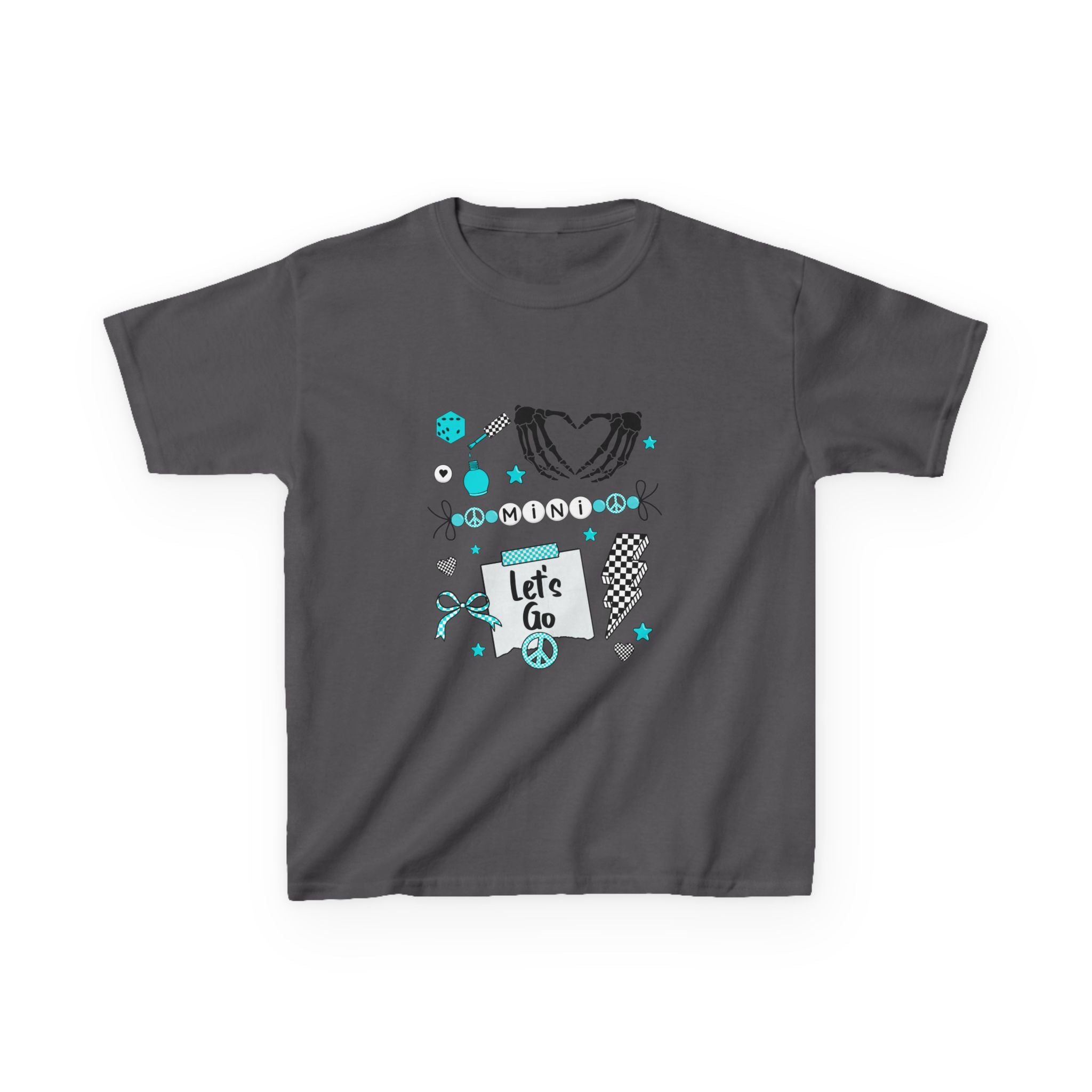 Kids T‑Shirt — 'Let's Go' Cute Adventure Graphic Tee for Girls & Boys