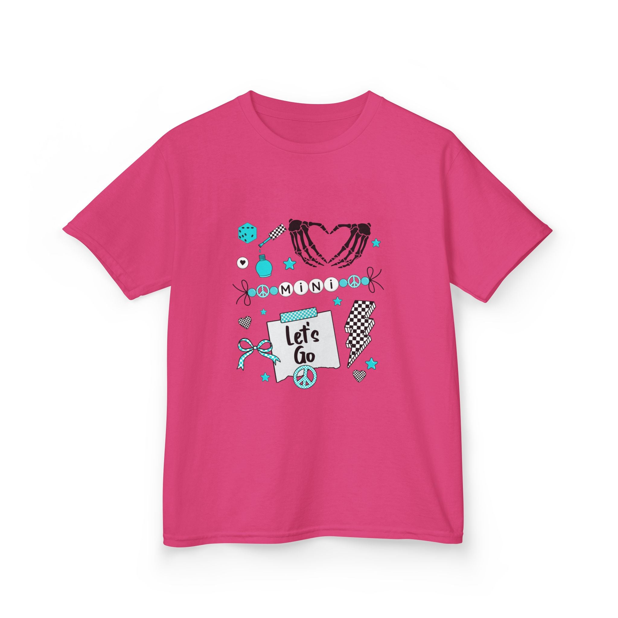 Kids T‑Shirt — 'Let's Go' Cute Adventure Graphic Tee for Girls & Boys
