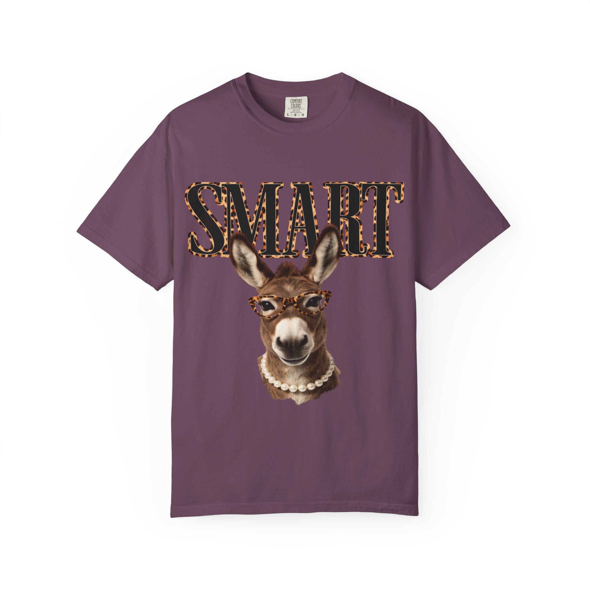Smart Donkey Graphic T-Shirt — Funny Vintage Animal Tee