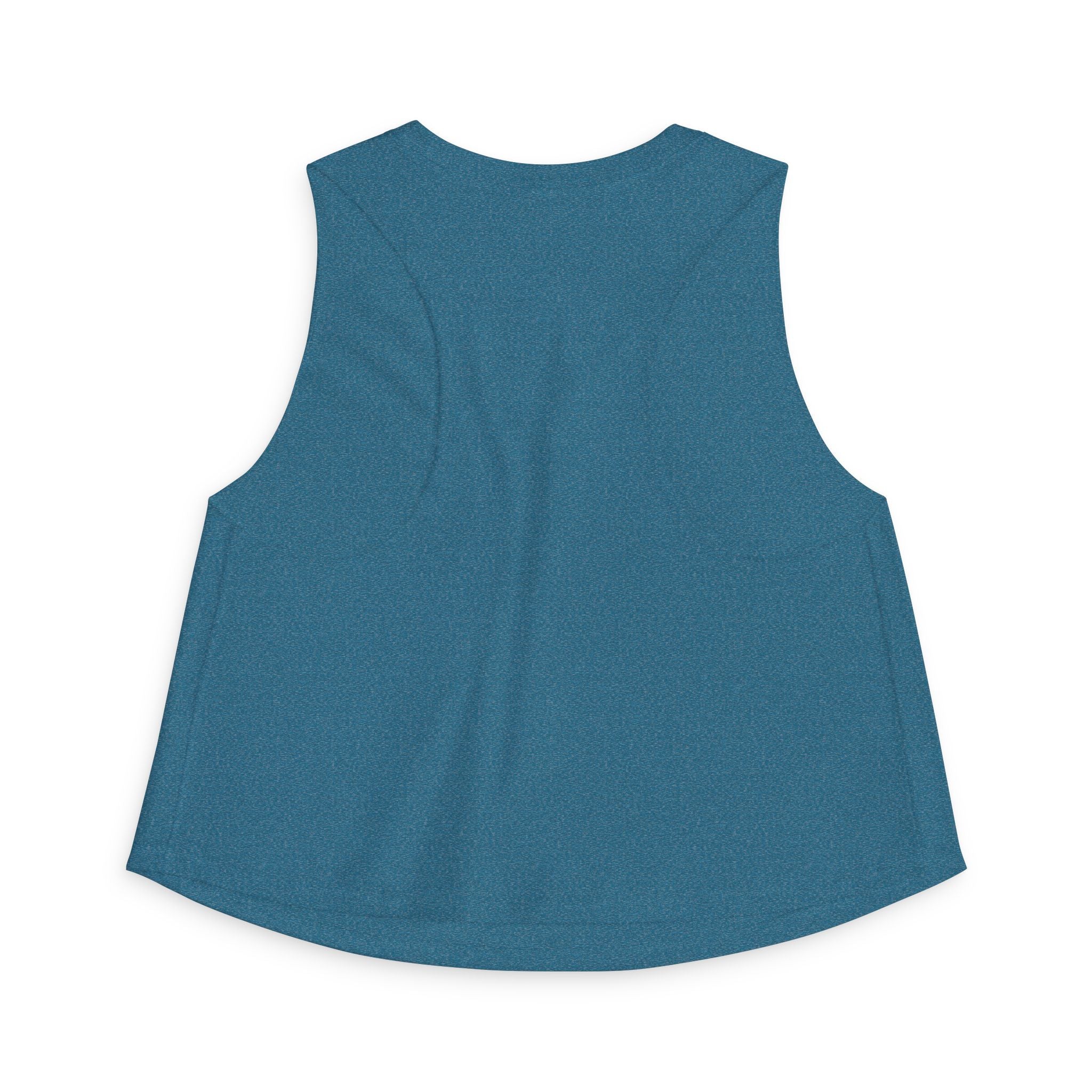 Muscle Mommy Crop Top — Distressed Fitness Mom Gym Tank