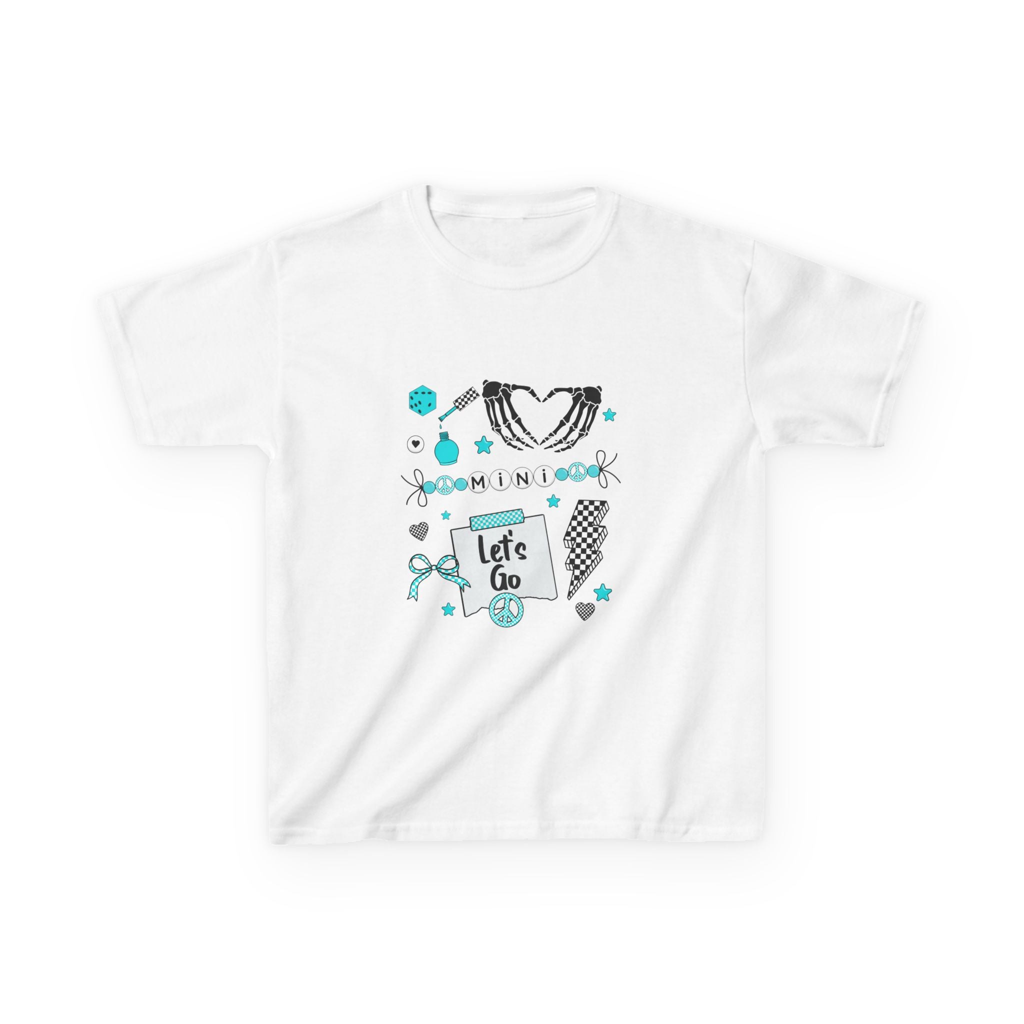 Kids T‑Shirt — 'Let's Go' Cute Adventure Graphic Tee for Girls & Boys