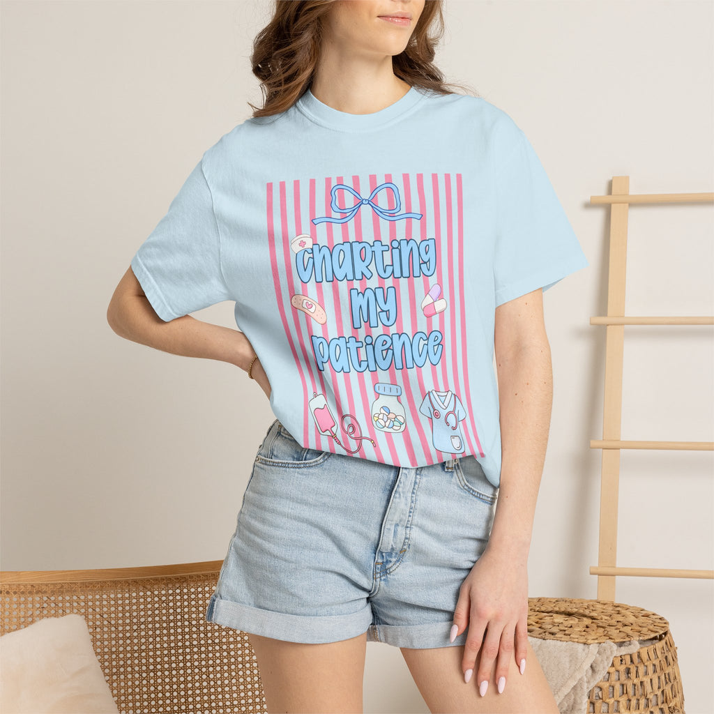 Chasing My Patience Baby Announcement Tee