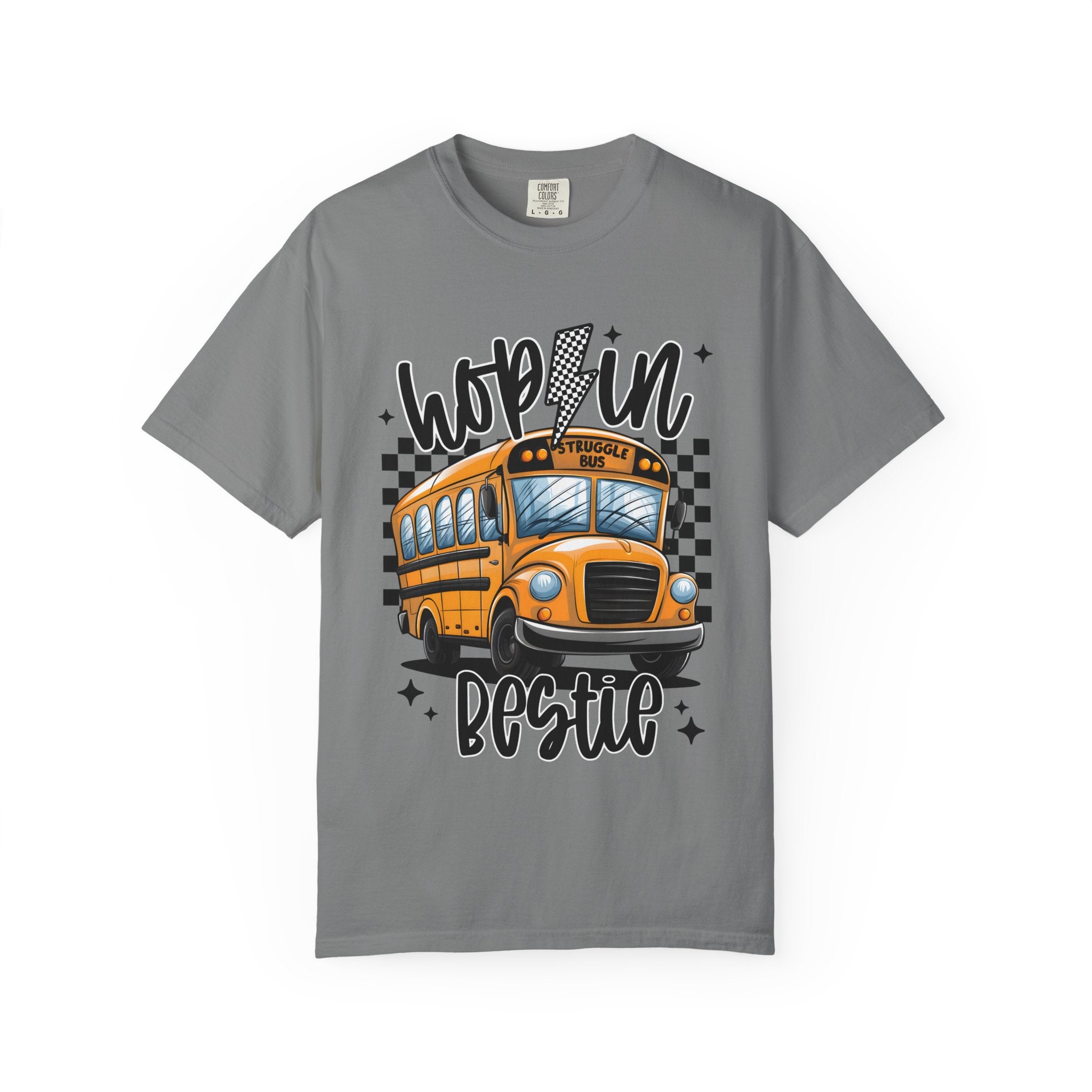 School Bus 'Hop In Bestie' T-Shirt