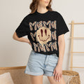 Retro Happy Face 'Mmmm' Floral Graphic T-Shirt