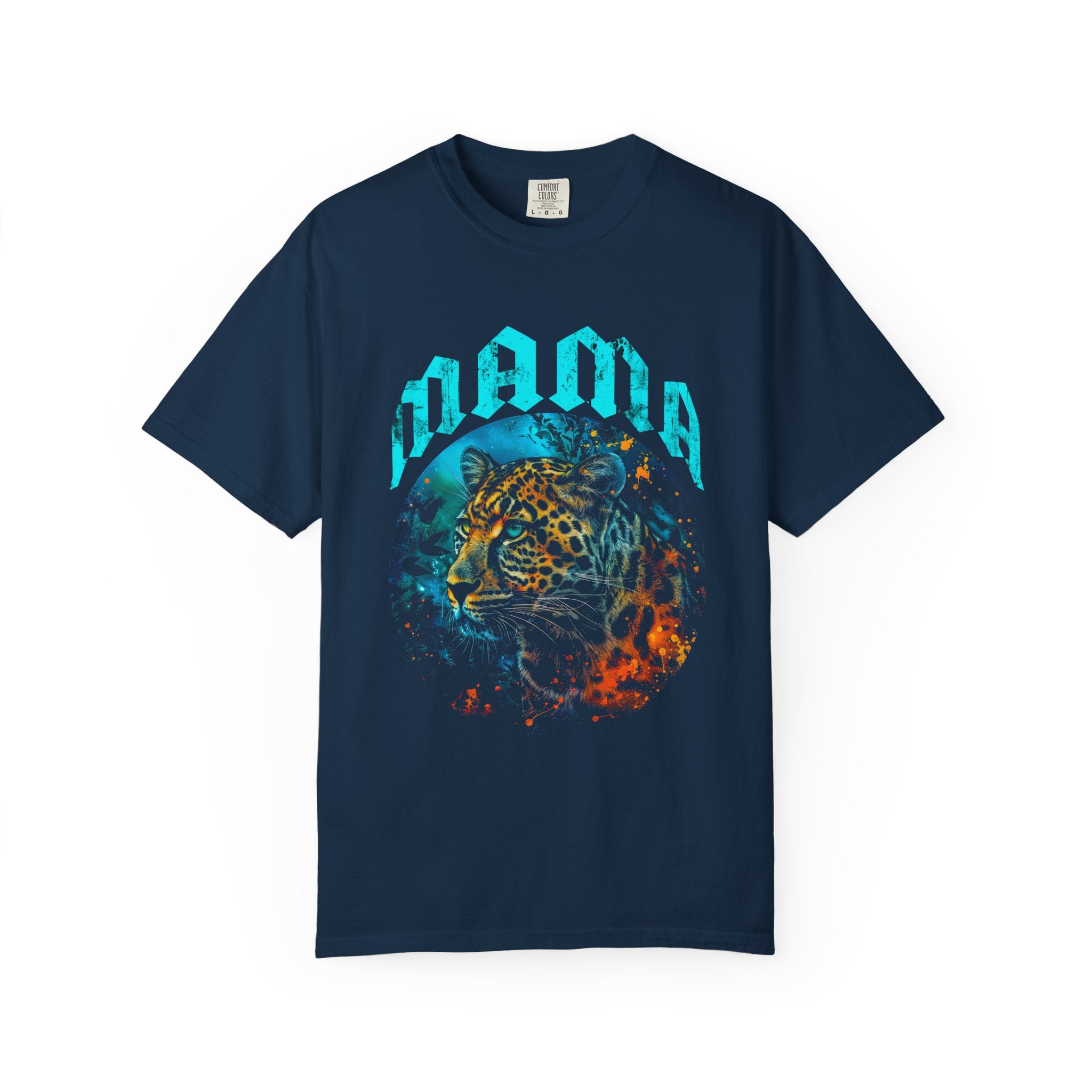 Mama Tiger Graphic T-Shirt — Vintage Watercolor Mom Tee