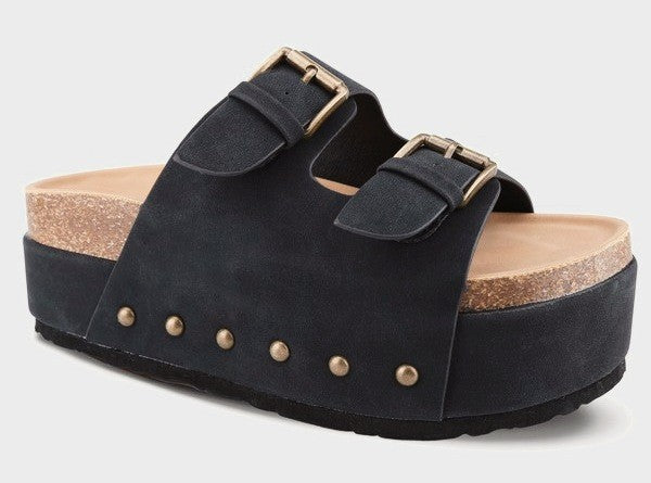 Black Platform Sandal