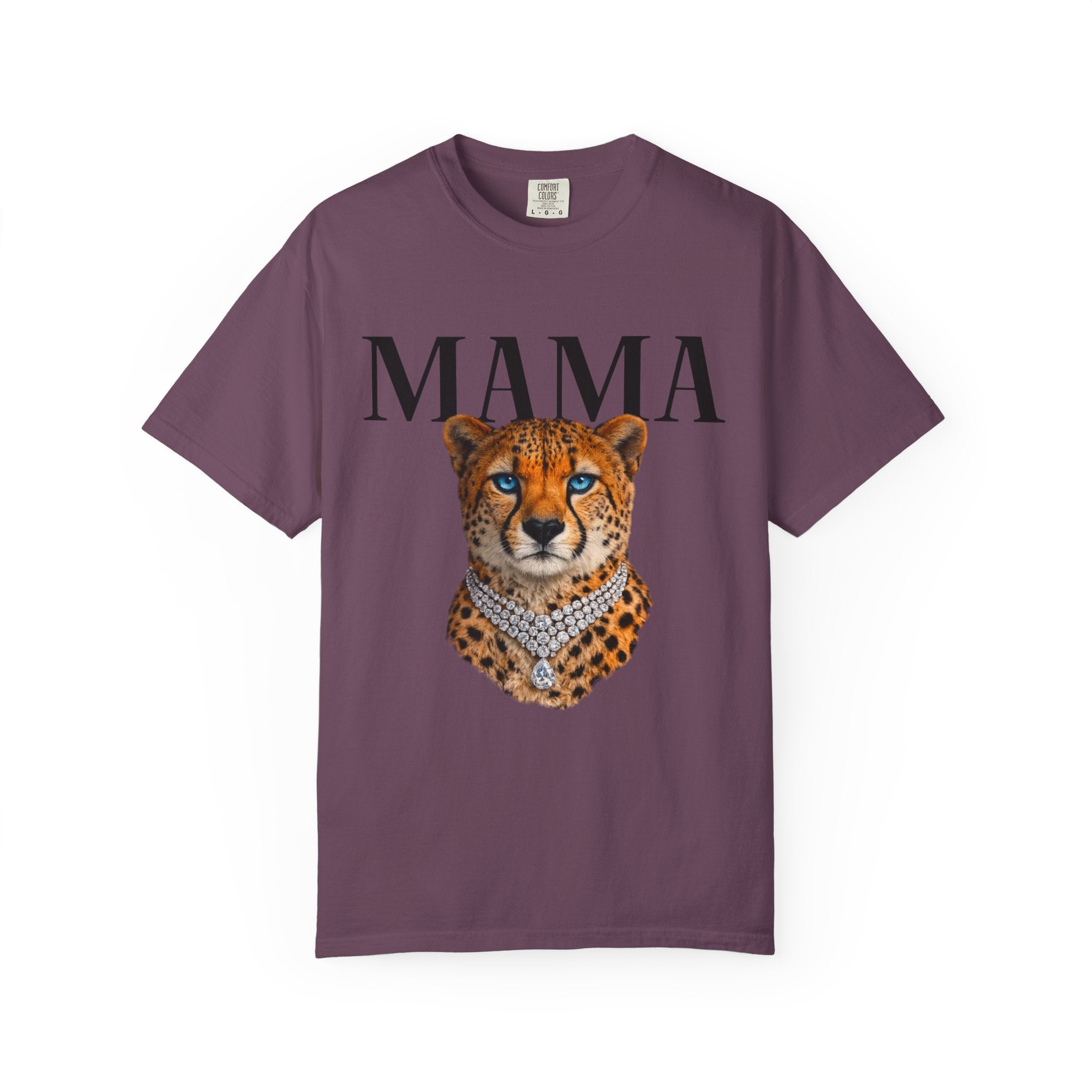 Mama Cheetah Graphic Tee — Wild Mom Statement T-Shirt