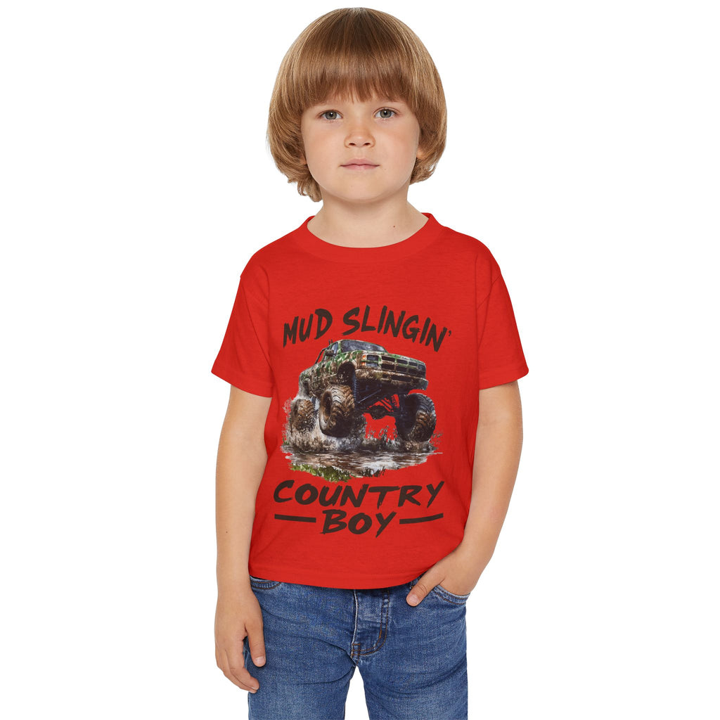 Mud Slingin' Country Boy Toddler T-Shirt