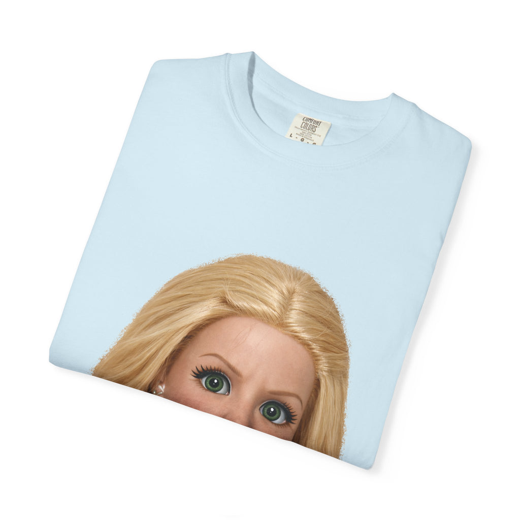 Funny Barbie Face Tee — Sassy Doll Expression Graphic T-Shirt