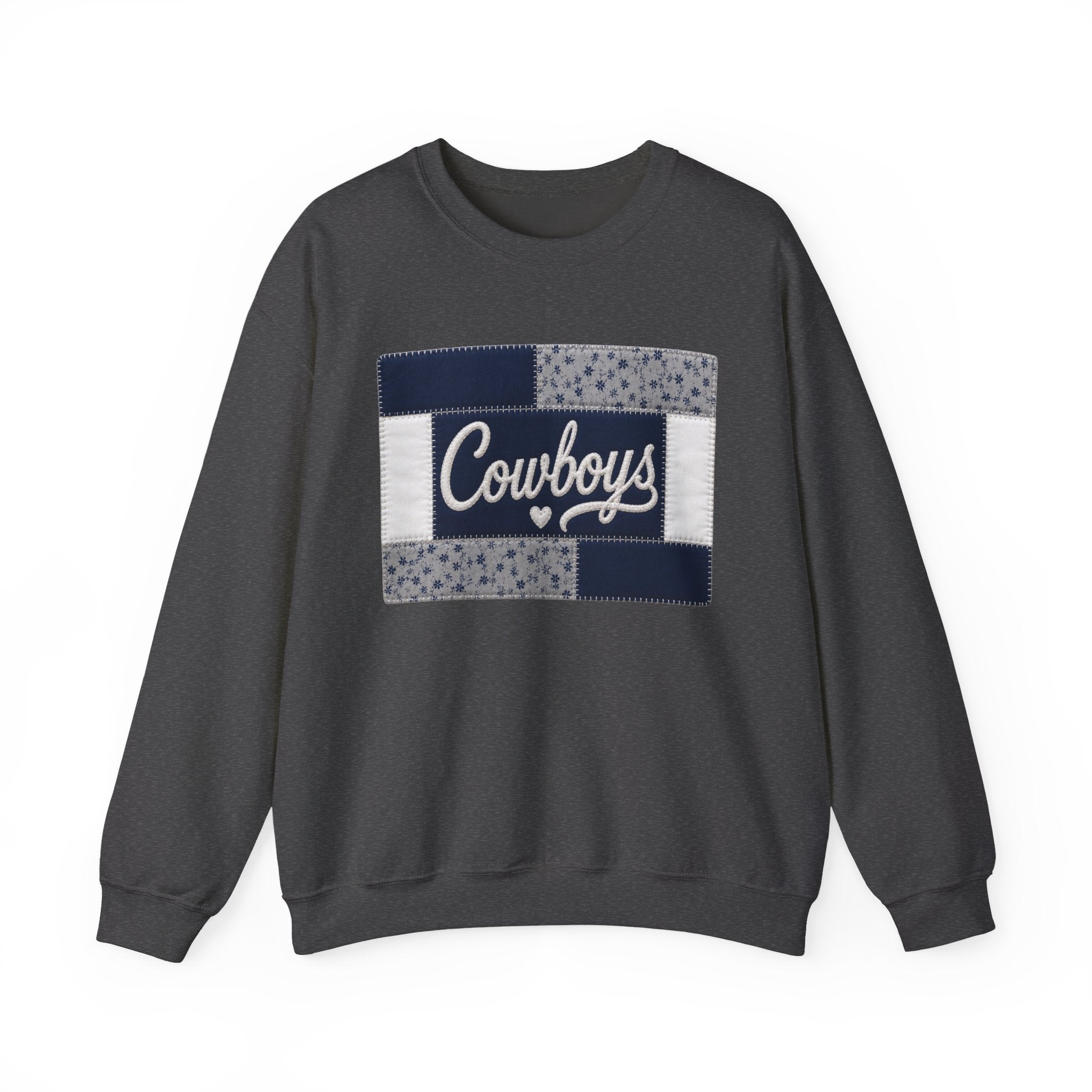 Cowboys Patchwork Crewneck Sweatshirt