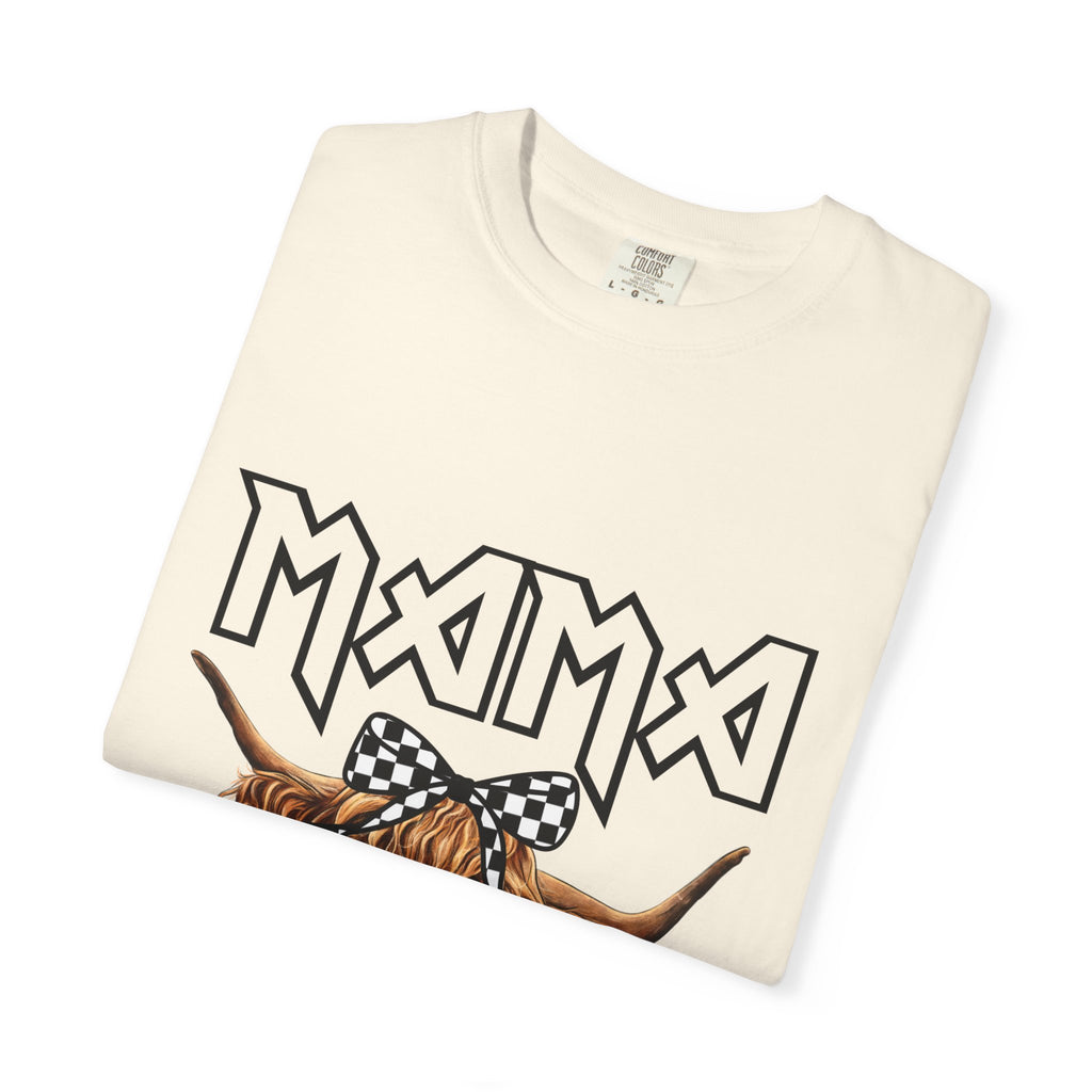 Mama Highland Cow T-Shirt — Cute Cow Mom Graphic Tee