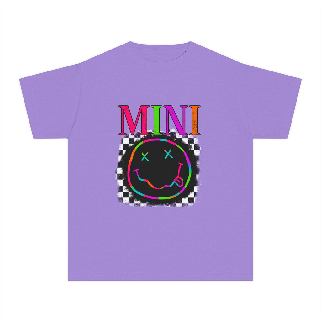 Mini Neon Smiley Youth Tee