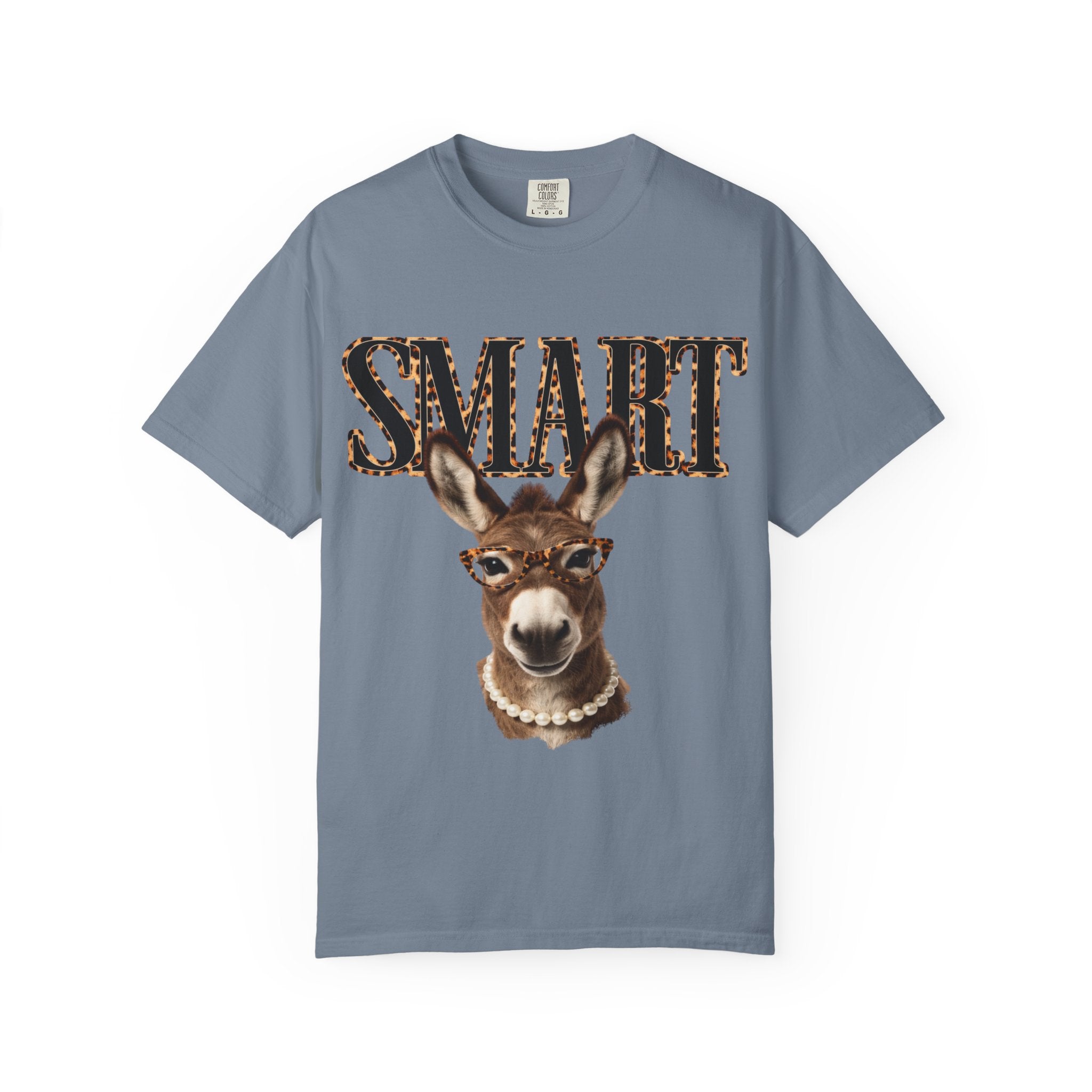Smart Donkey Graphic T-Shirt — Funny Vintage Animal Tee