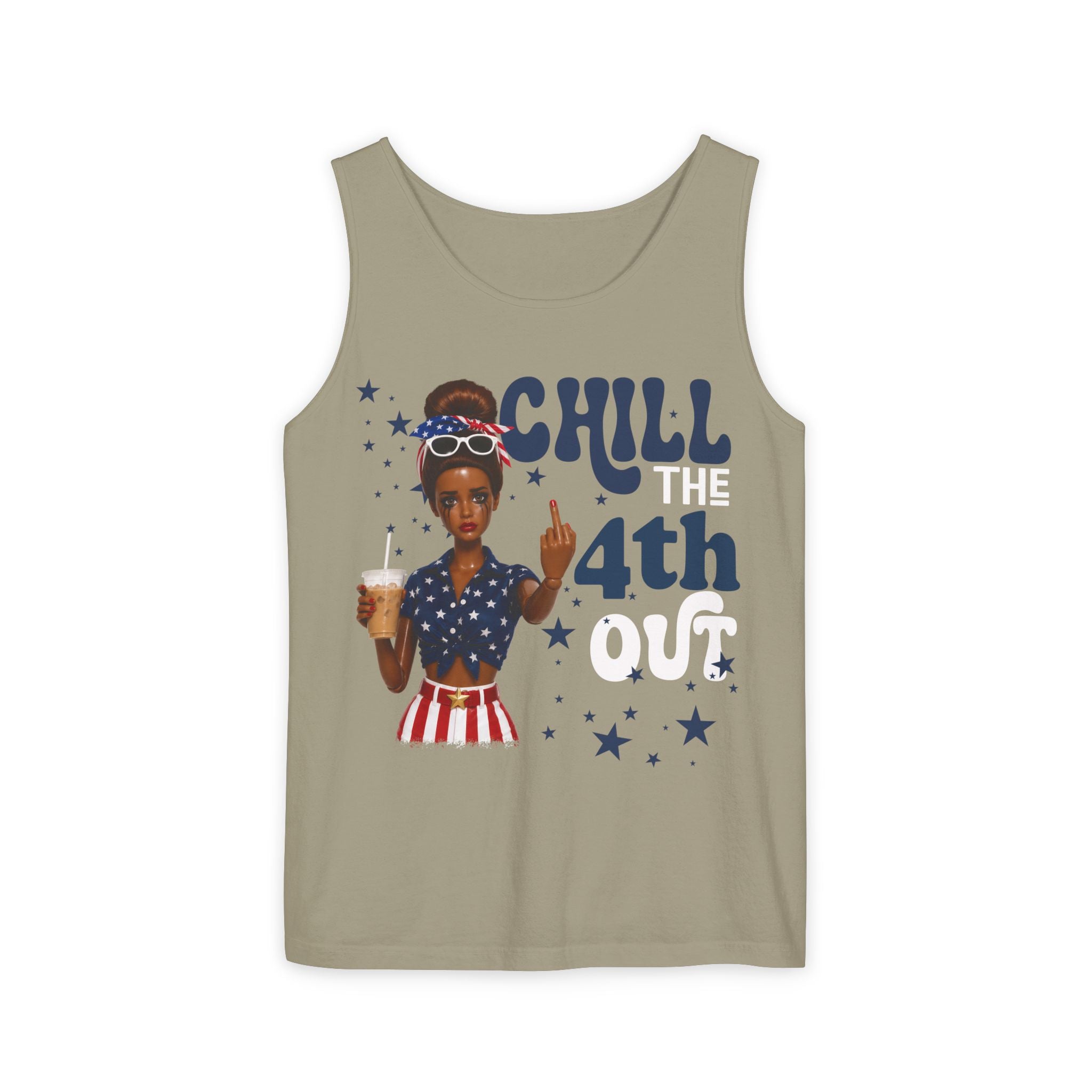 Chill 4th Tank Top — Patriotic Fourth of July Graphic Tank