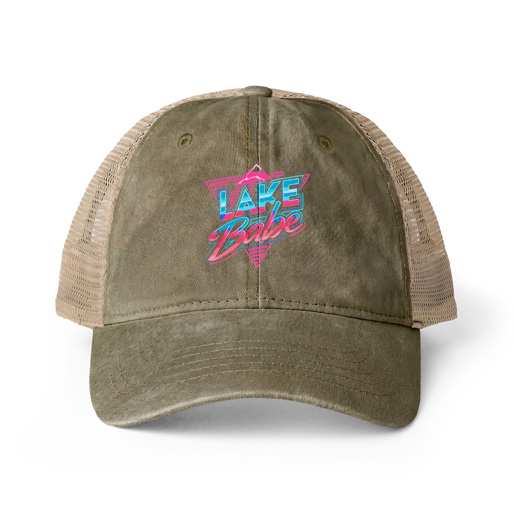 Women's Washed Mesh-Back Cap