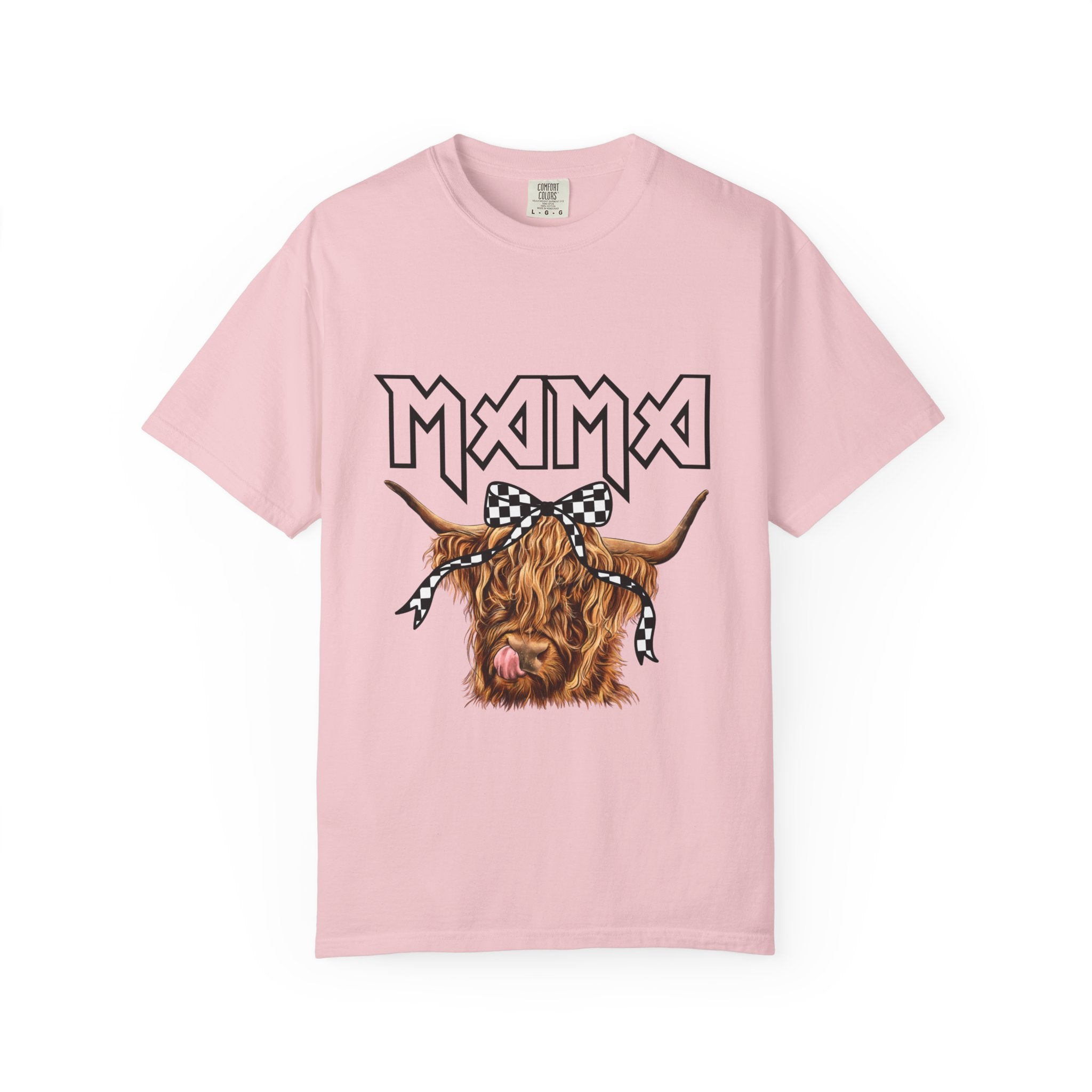 Mama Highland Cow T-Shirt — Cute Cow Mom Graphic Tee