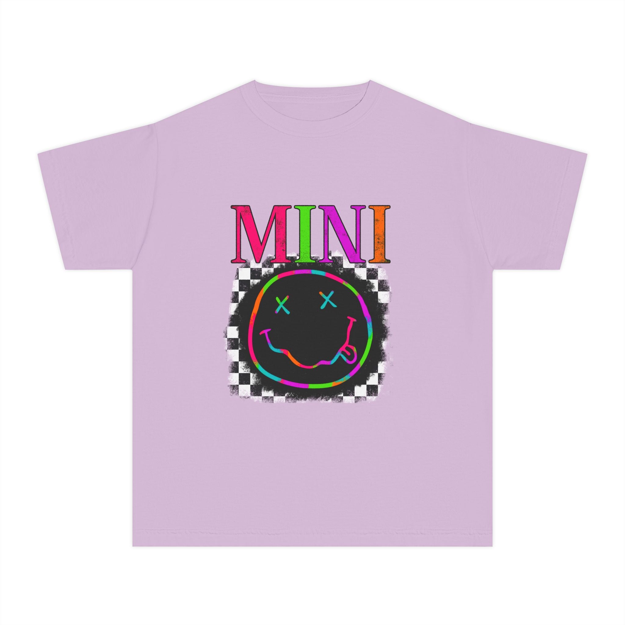 Mini Neon Smiley Youth Tee