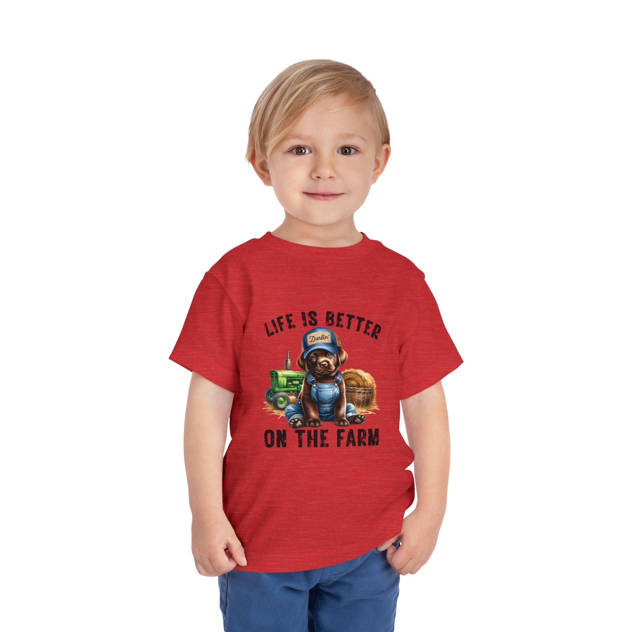 Life Is Better On The Farm Toddler Tee