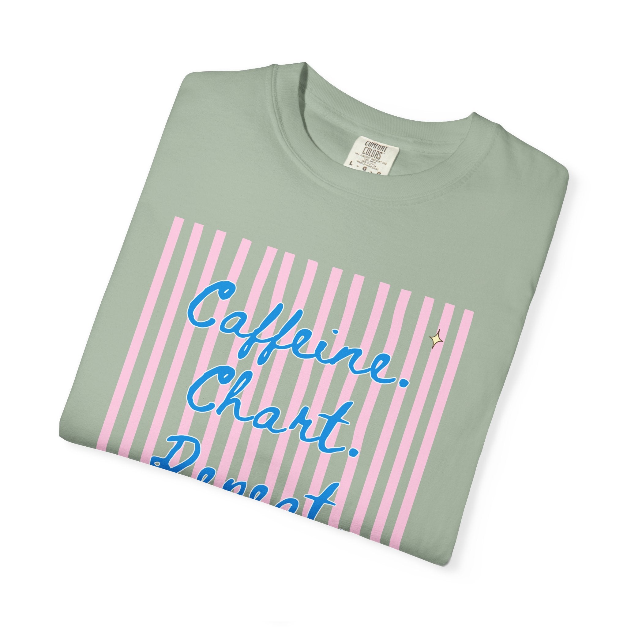 Caffeine. Chart. Repeat. T-Shirt