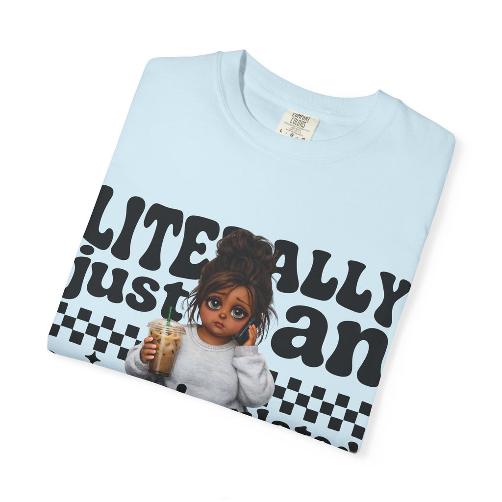 "Literally Justan Overstimulated Mama" Cute Baby Graphic Tee