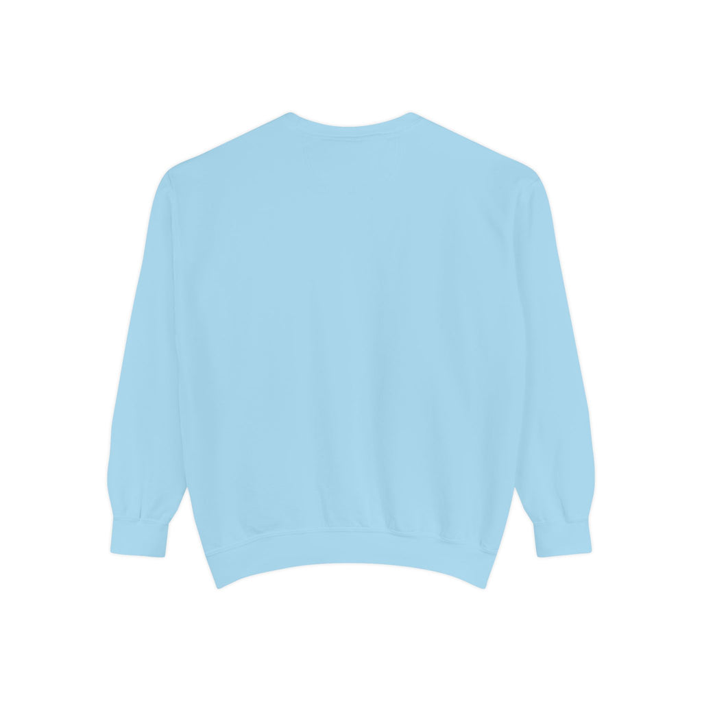 Nurse Face Sweatshirt — Pink Caduceus Retro Graphic Crewneck