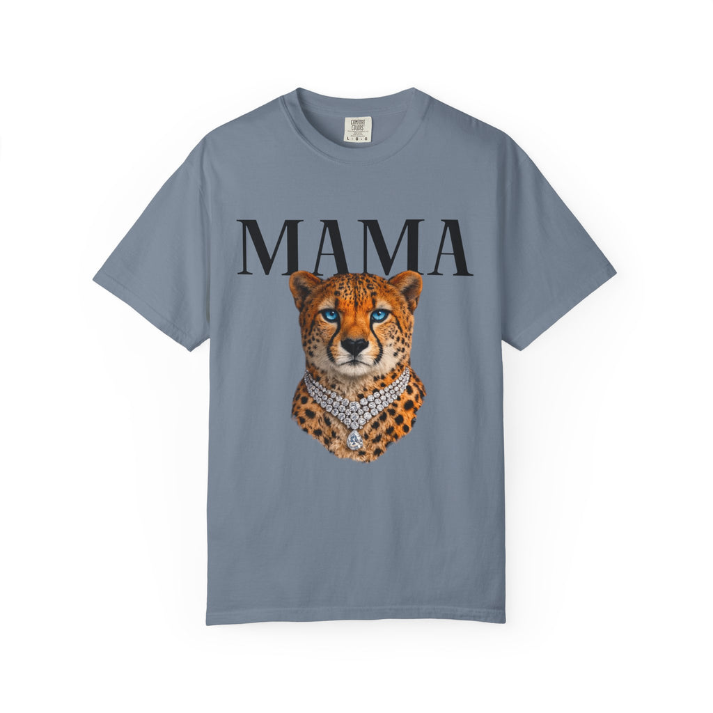 Mama Cheetah Graphic Tee — Wild Mom Statement T-Shirt