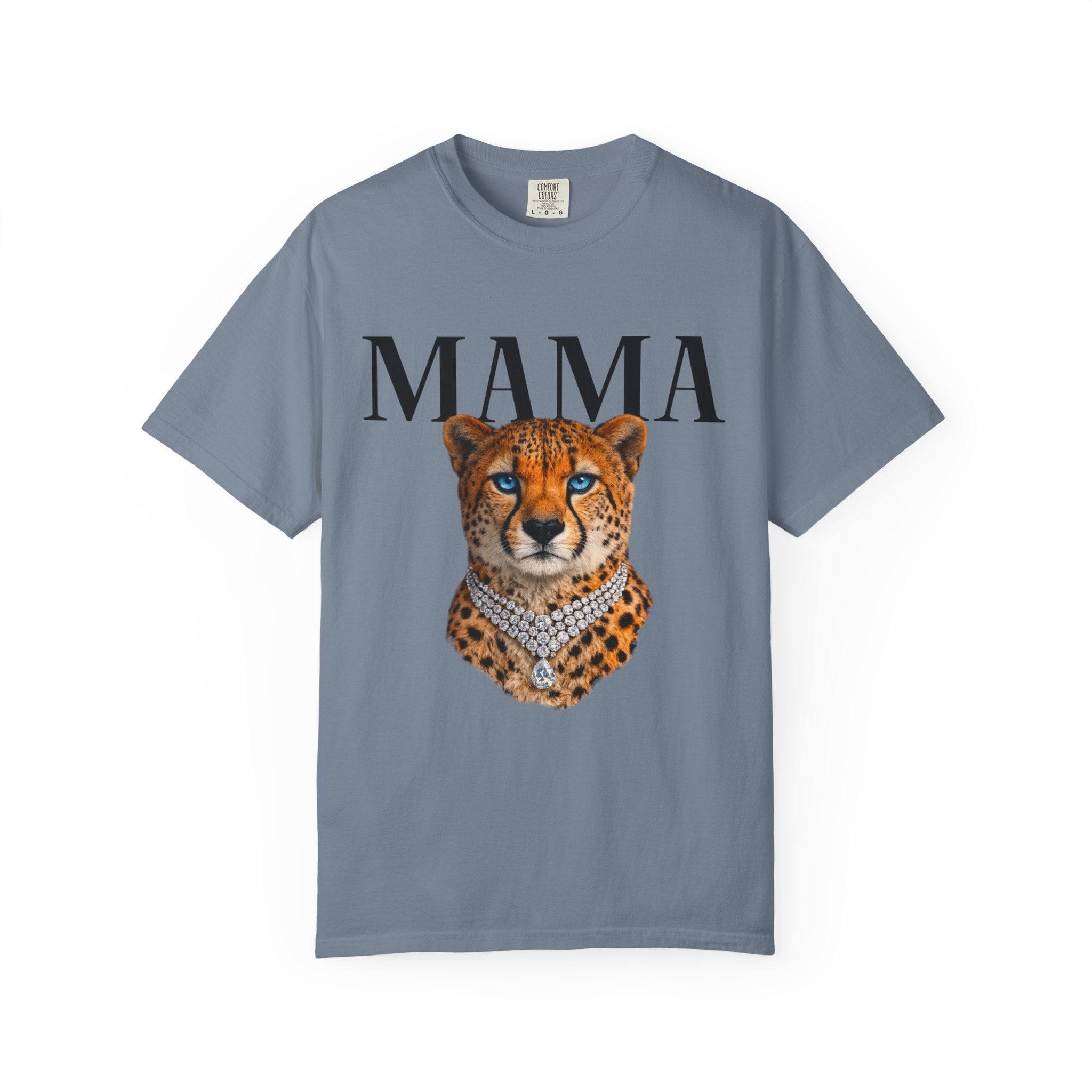 Mama Cheetah Graphic Tee — Wild Mom Statement T-Shirt