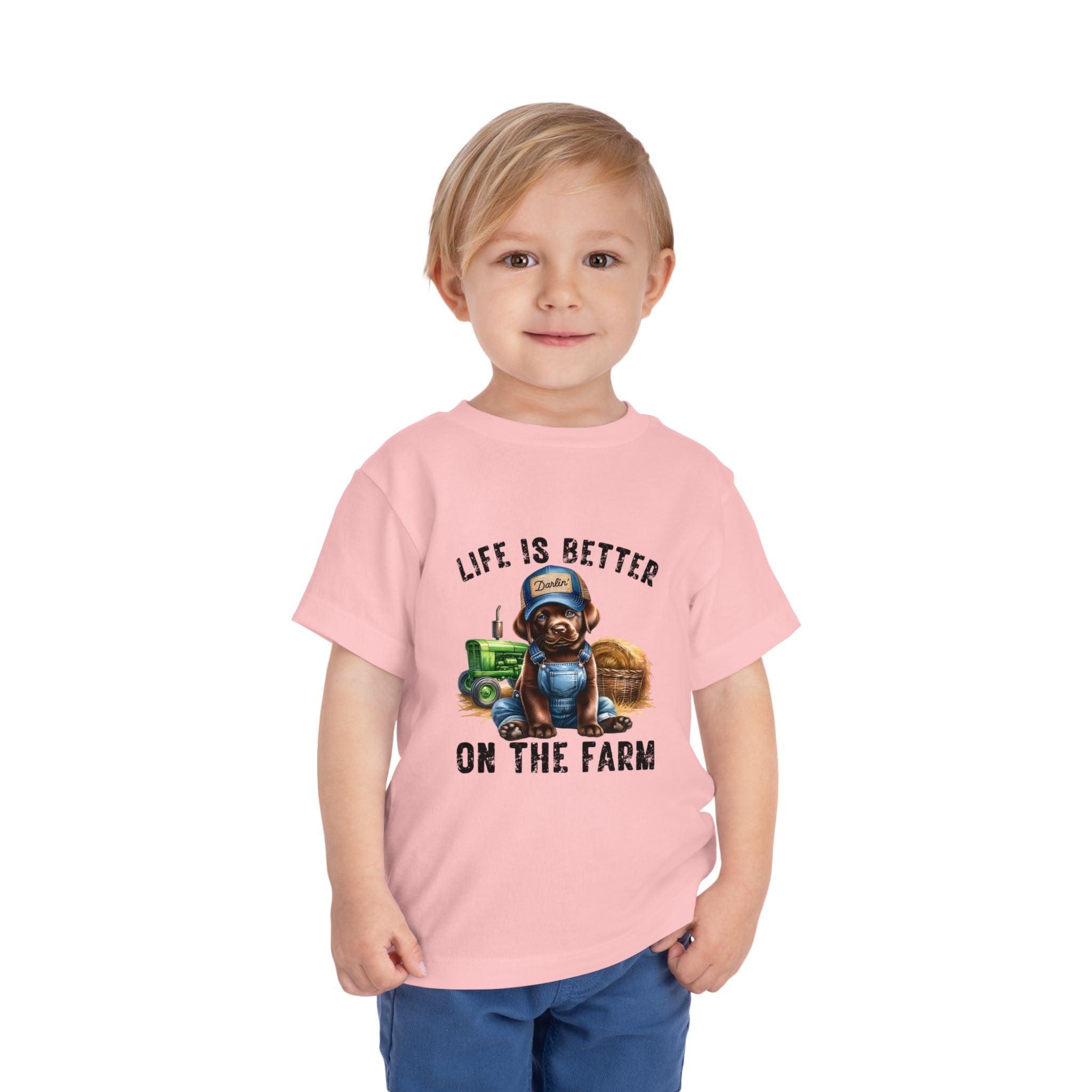 Life Is Better On The Farm Toddler Tee