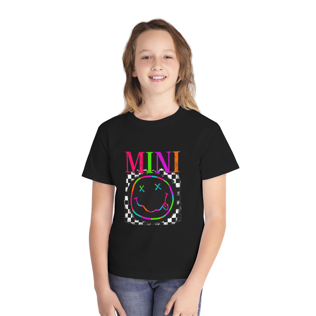 Mini Neon Smiley Youth Tee