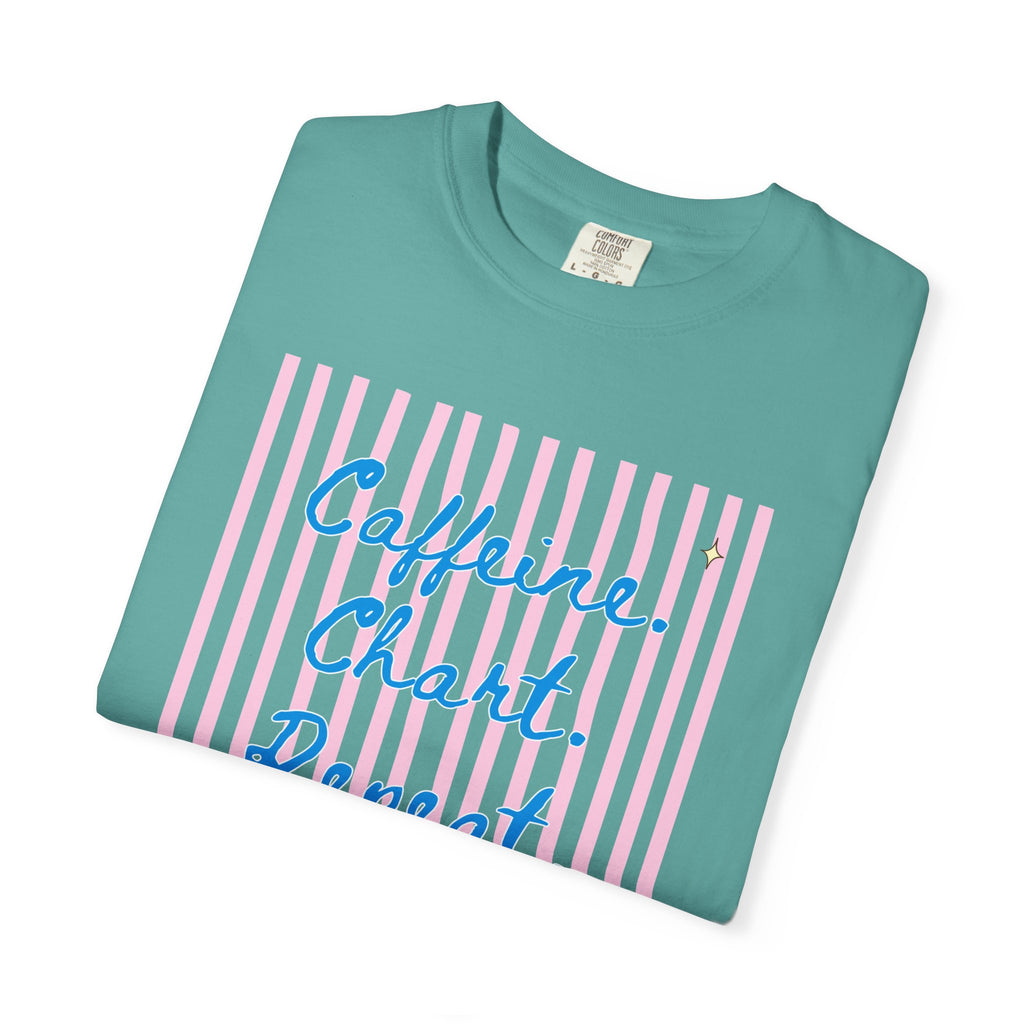 Caffeine. Chart. Repeat. T-Shirt