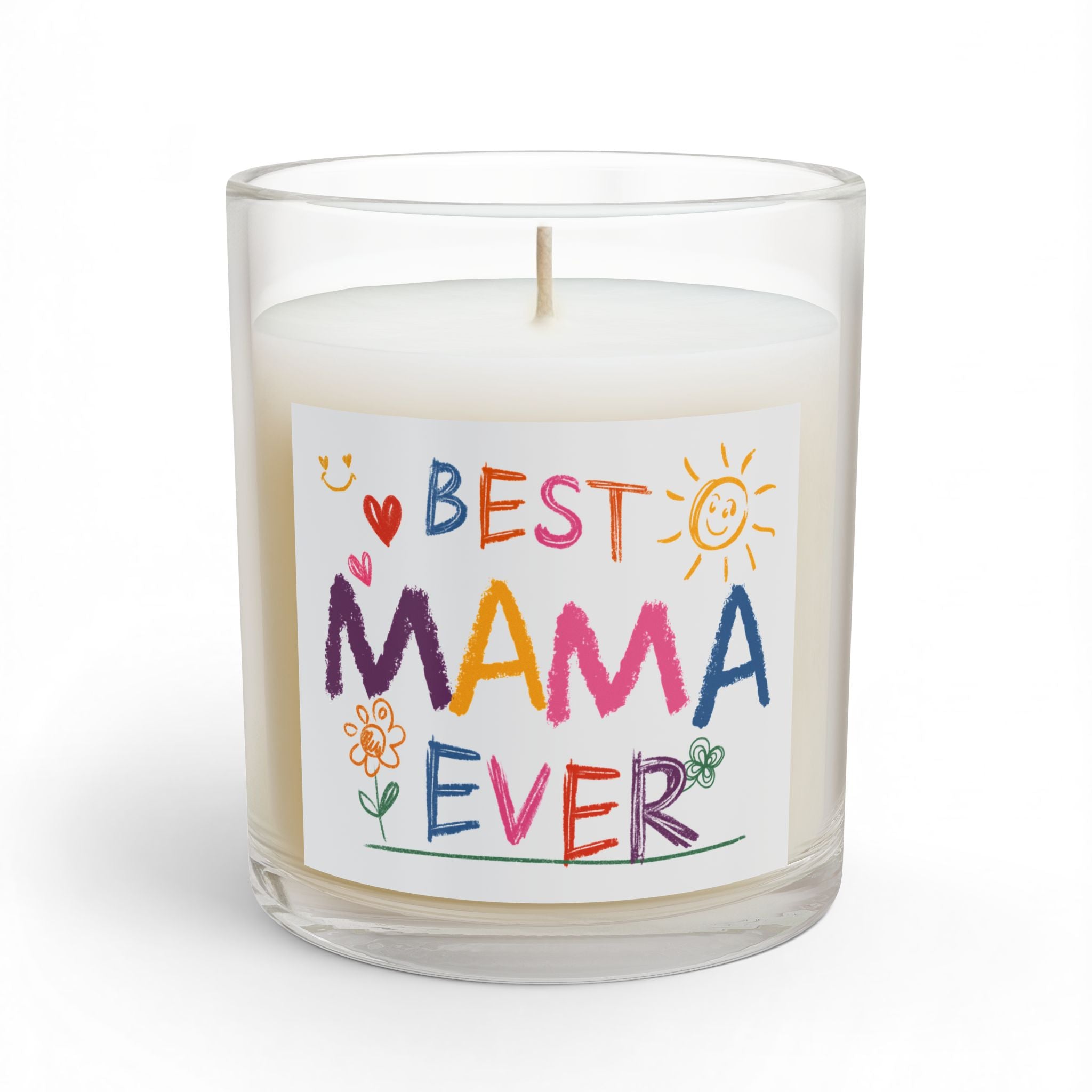 Best Mama Ever Glass Candle — 11oz Mother's Day Gift