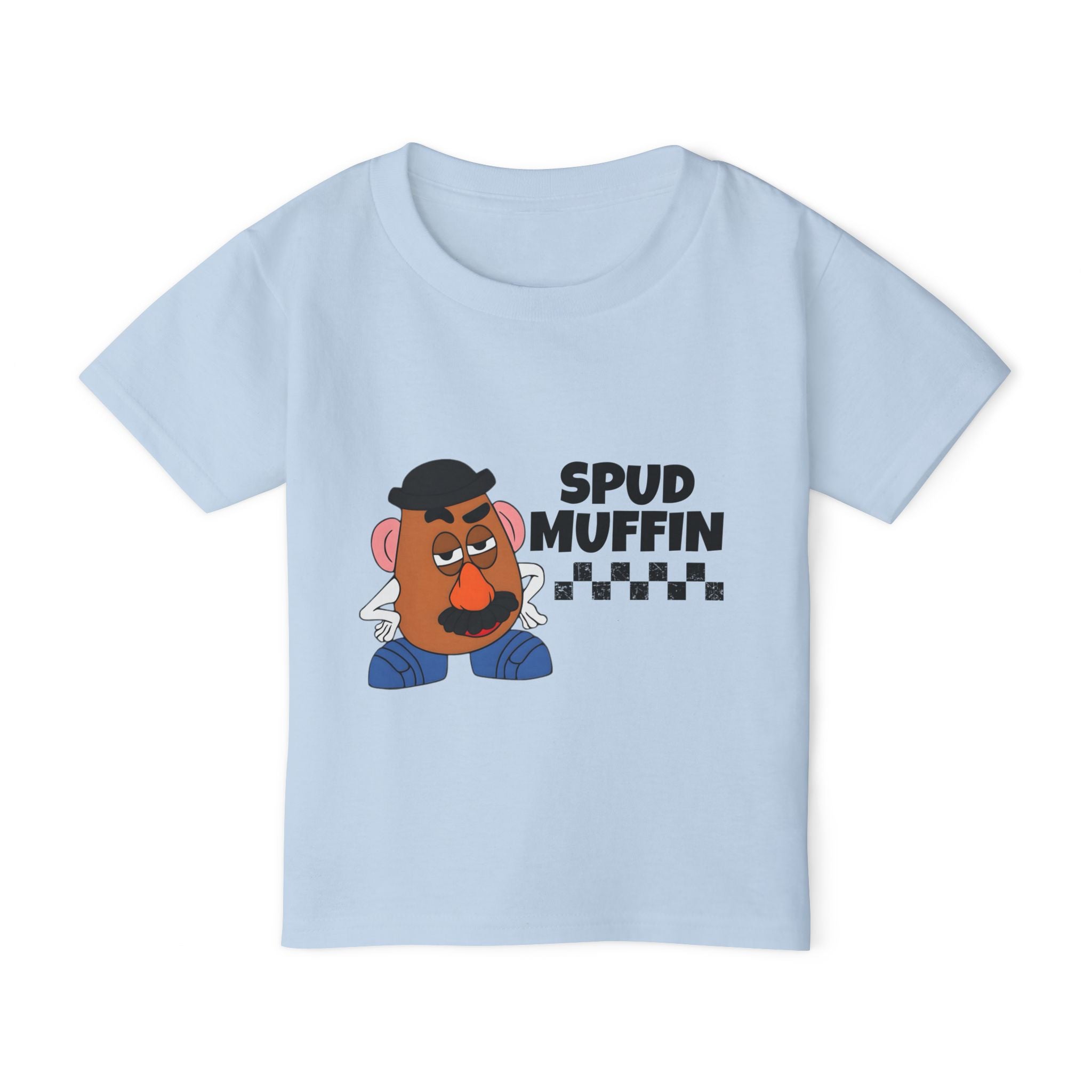Toddler T-Shirt — "Spud Muffin" Funny Potato Character Tee for Kids