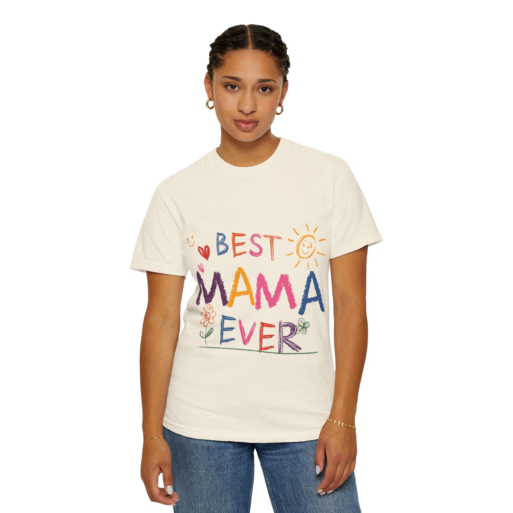 Best Mama Ever T-Shirt — Cute Colorful Mother's Day Tee